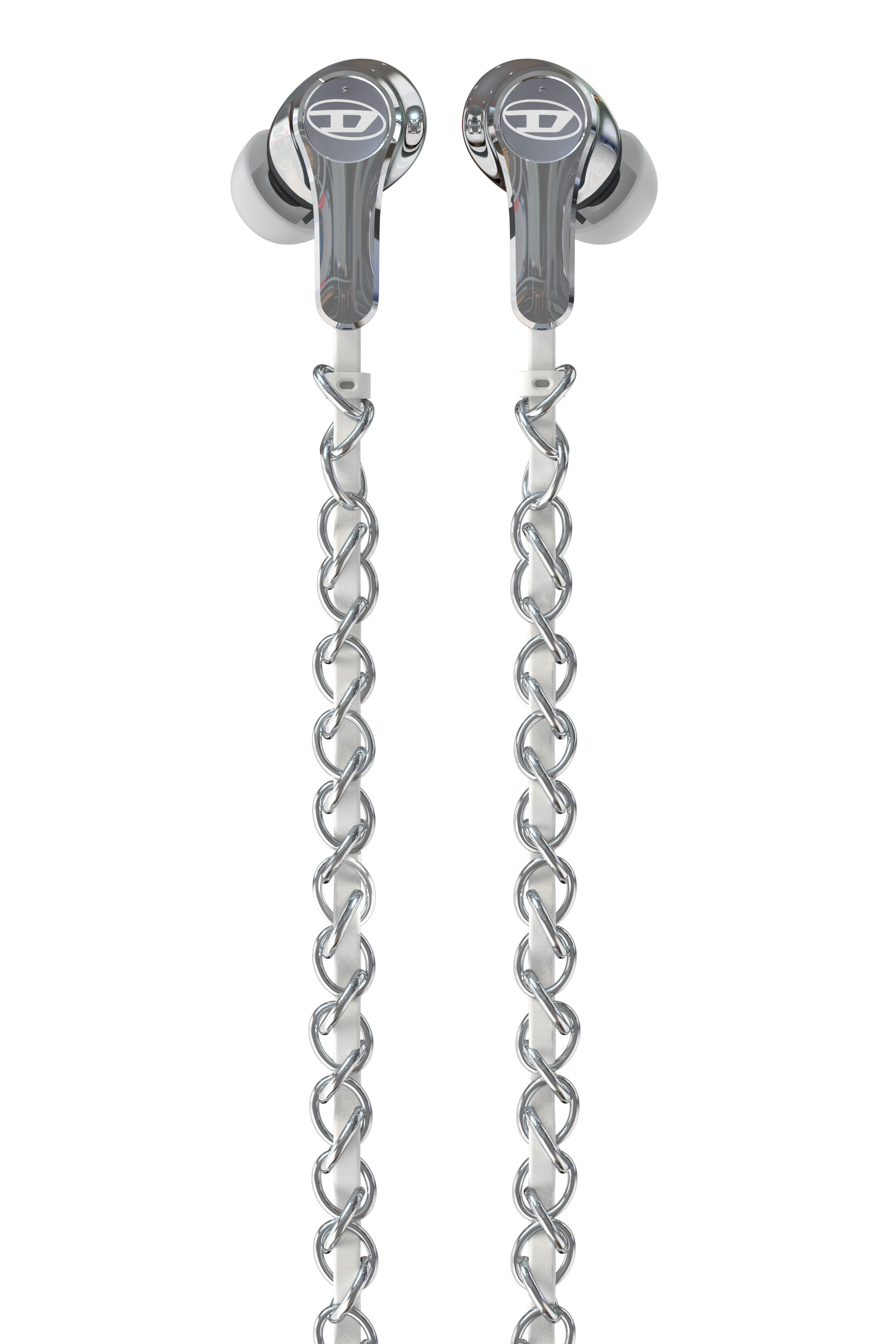 Diesel - 60458  WIRED EARBUDS WIRED EARBUDS, Unisex's Wired Earbuds and charms in Silver - 3