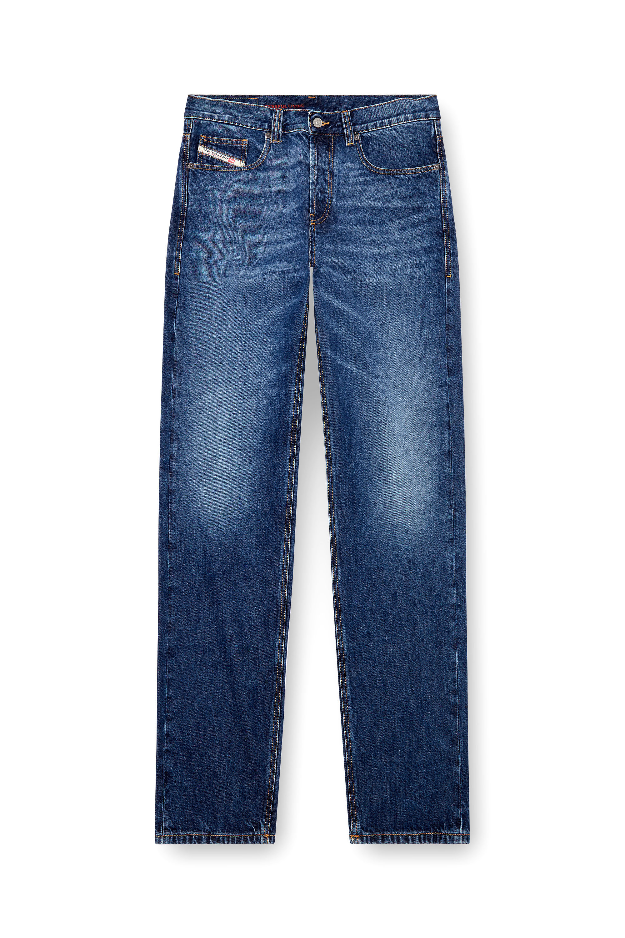 Diesel - Man's Straight Jeans 2010 D-Macs 09I27, Dark Blue - 3