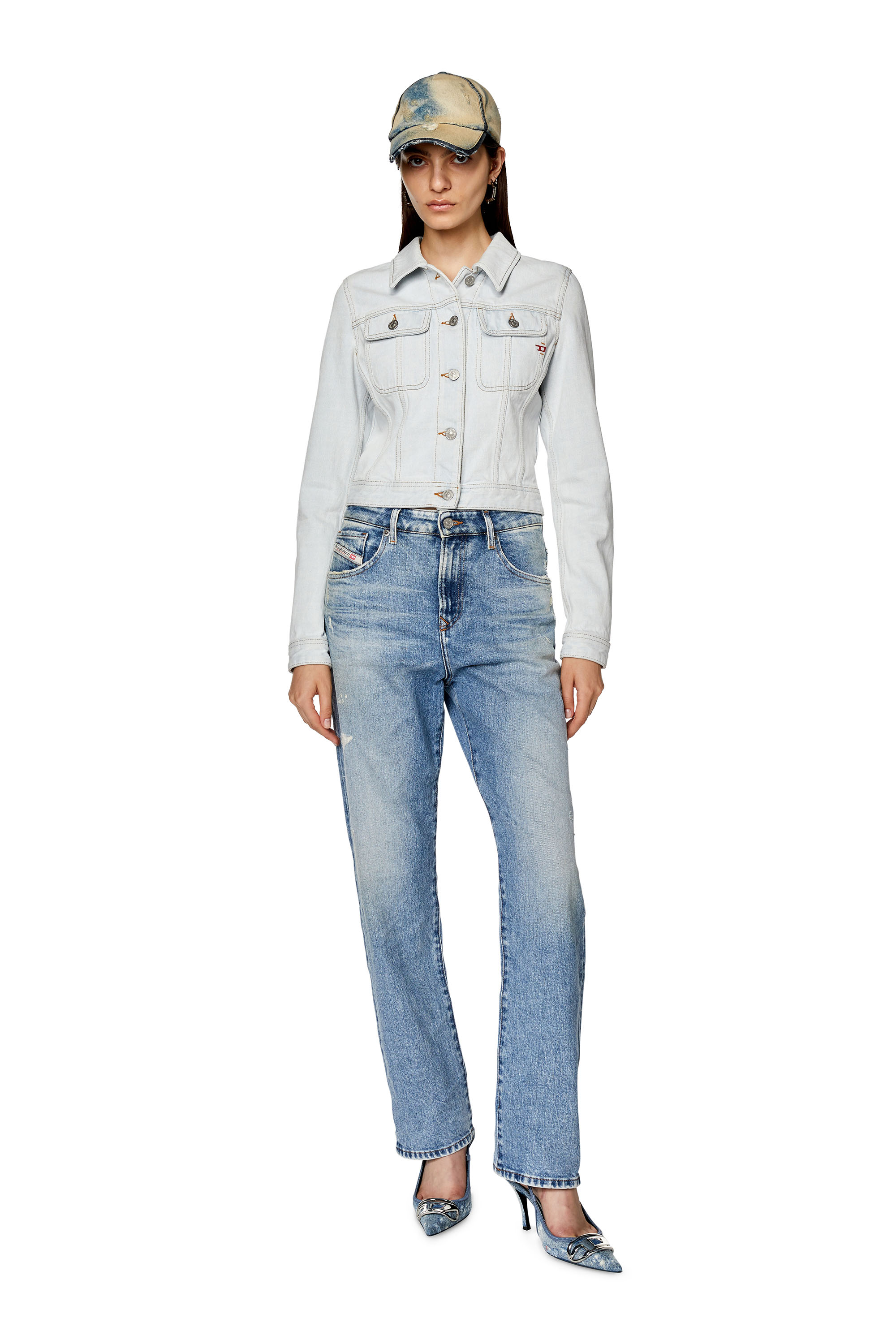 Diesel - Straight Jeans 1999 D-Reggy 007R4, Light Blue - Image 4