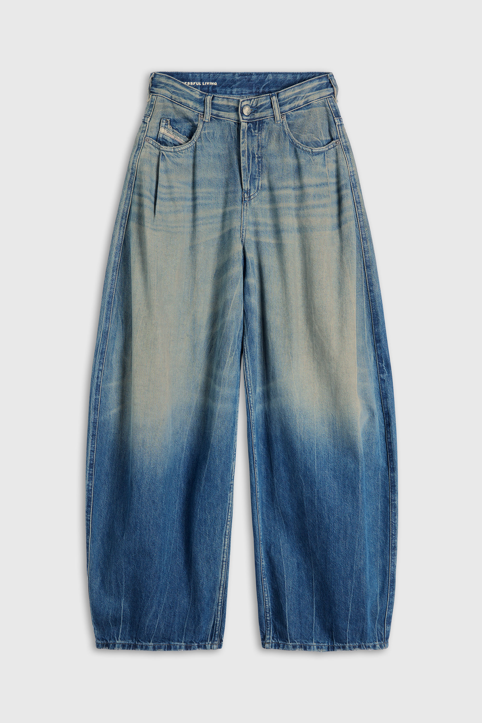 Diesel - Woman's Relaxed Jeans 1987 D-Khelz 09Q72, null - 2