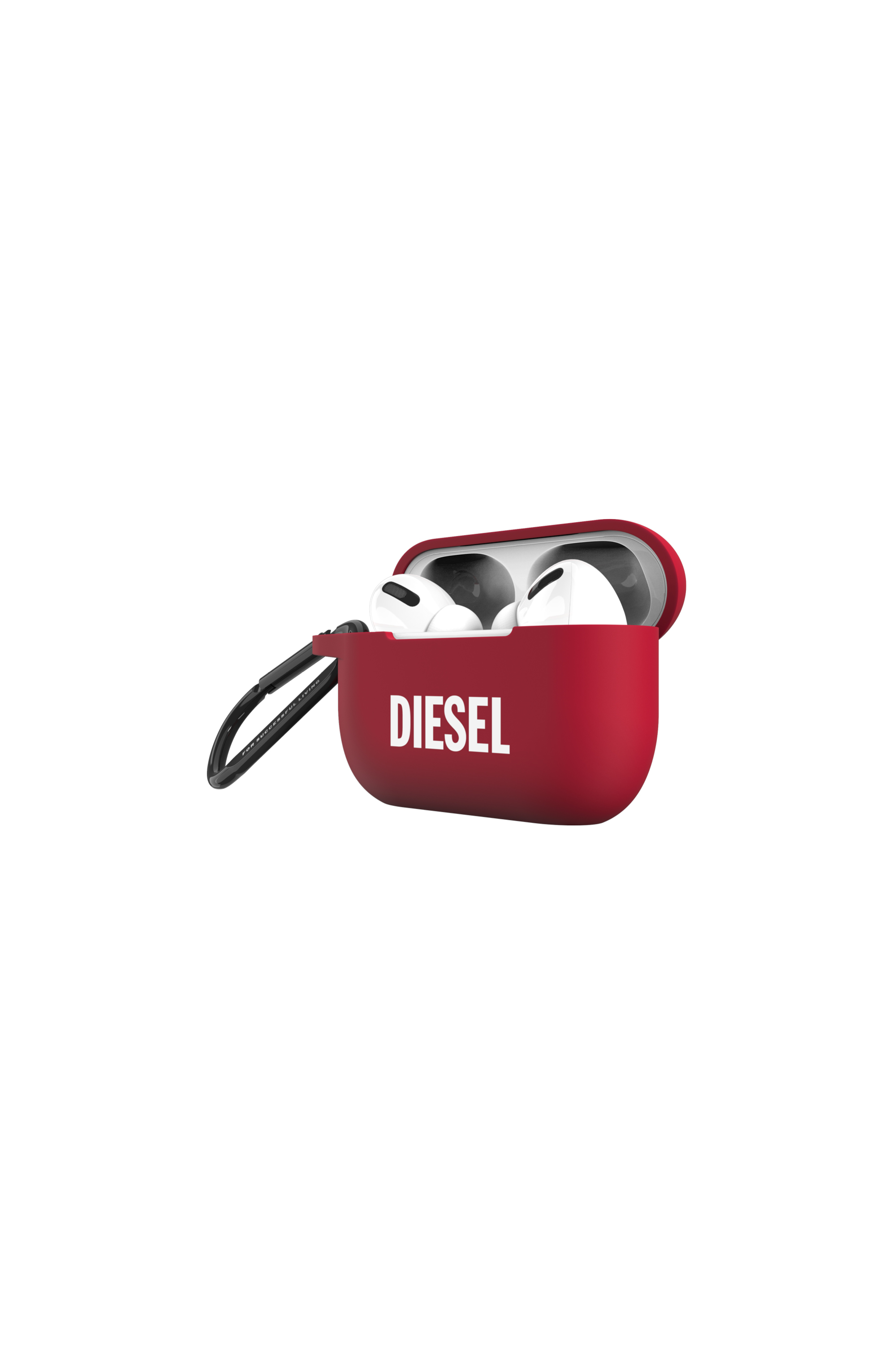 Diesel - 45837 AIRPOD CASE AIRPODS CASE, Unisex's Airpod case silicone  for AirPods pro in Red - 3