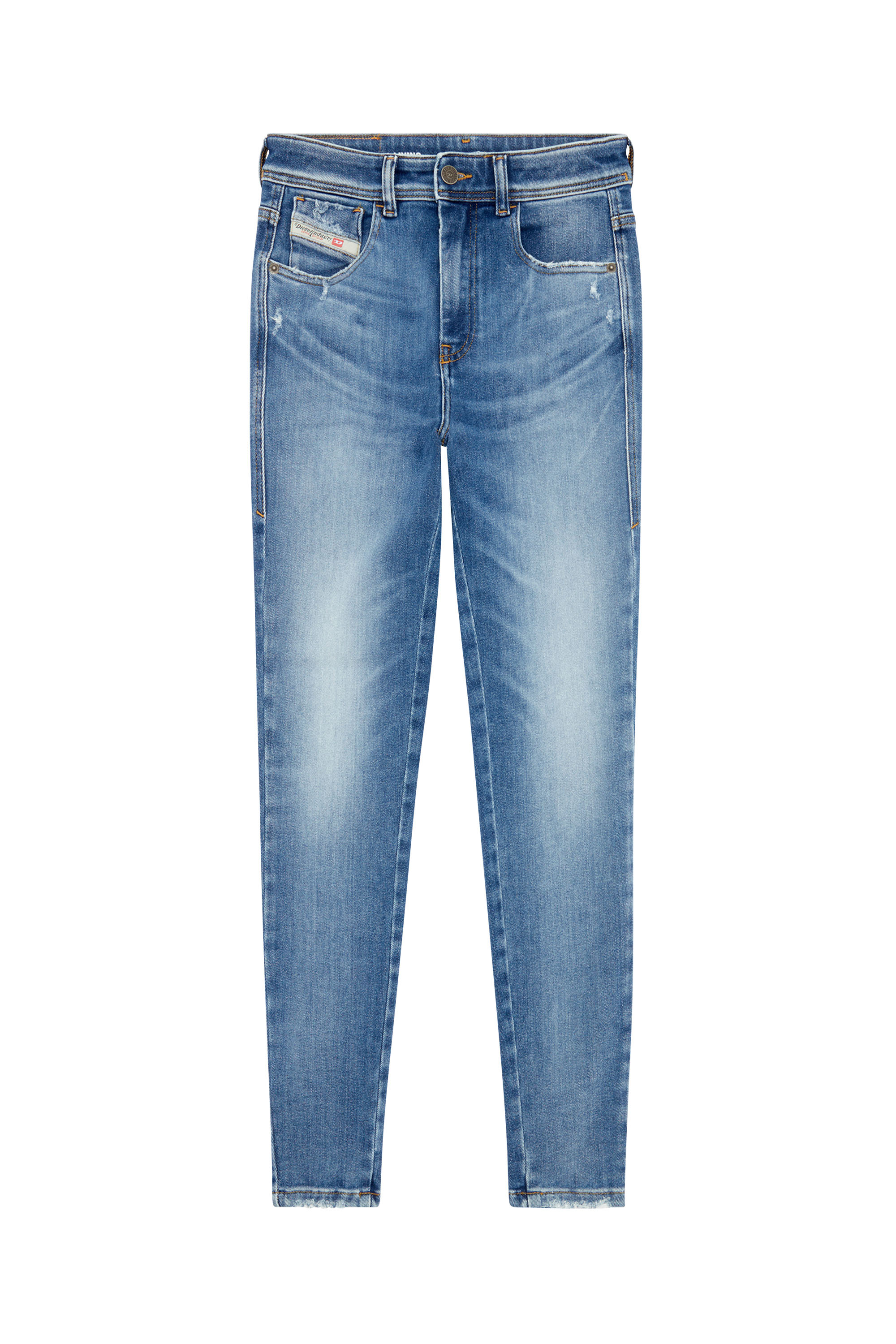 Diesel - Woman's Skinny Jeans 1984 Slandy-High 09H92, Medium blue - 2
