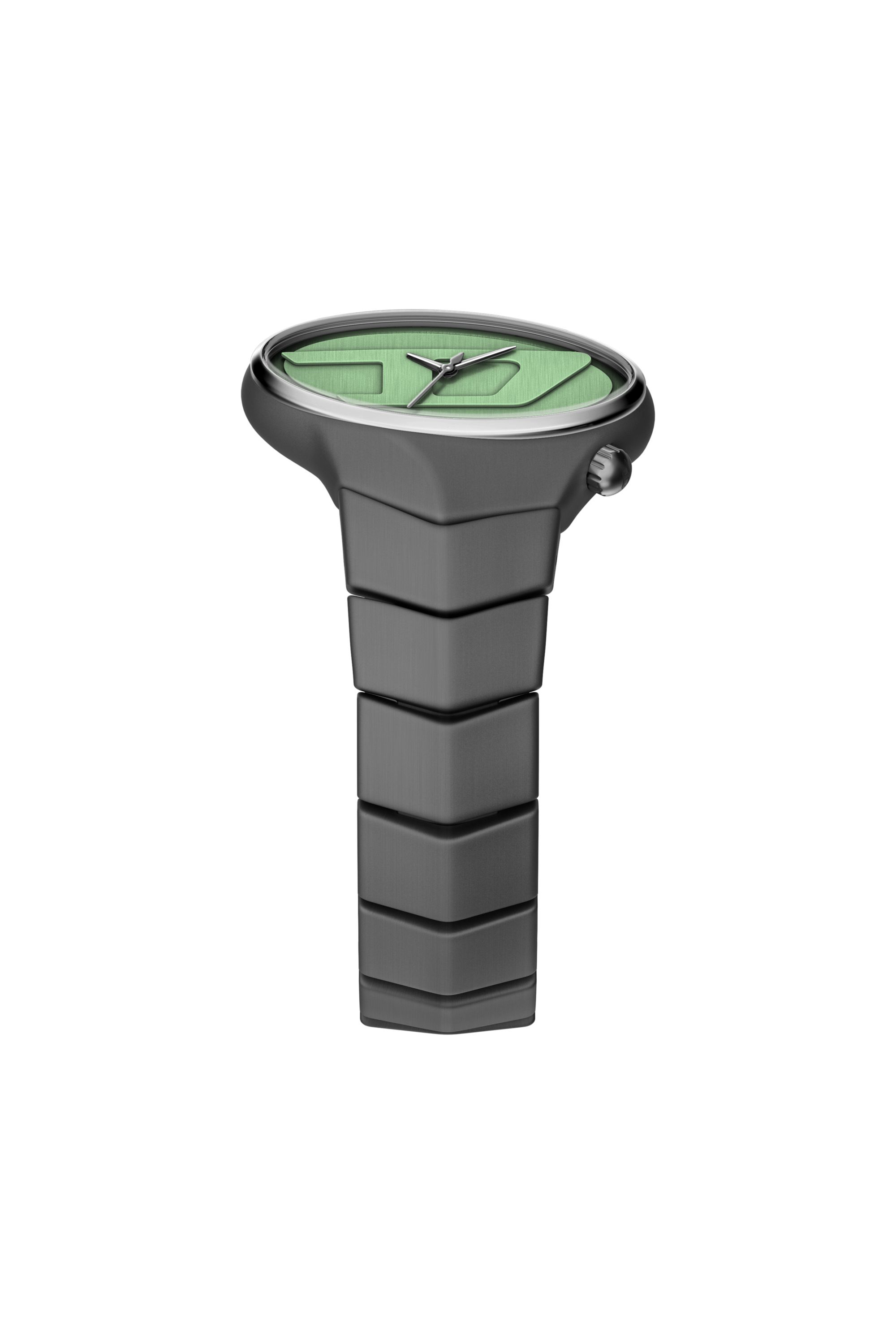 Diesel - DZ2241 WATCH, Man's D-Rush gunmetal stainless steel watch in Dark grey - 6