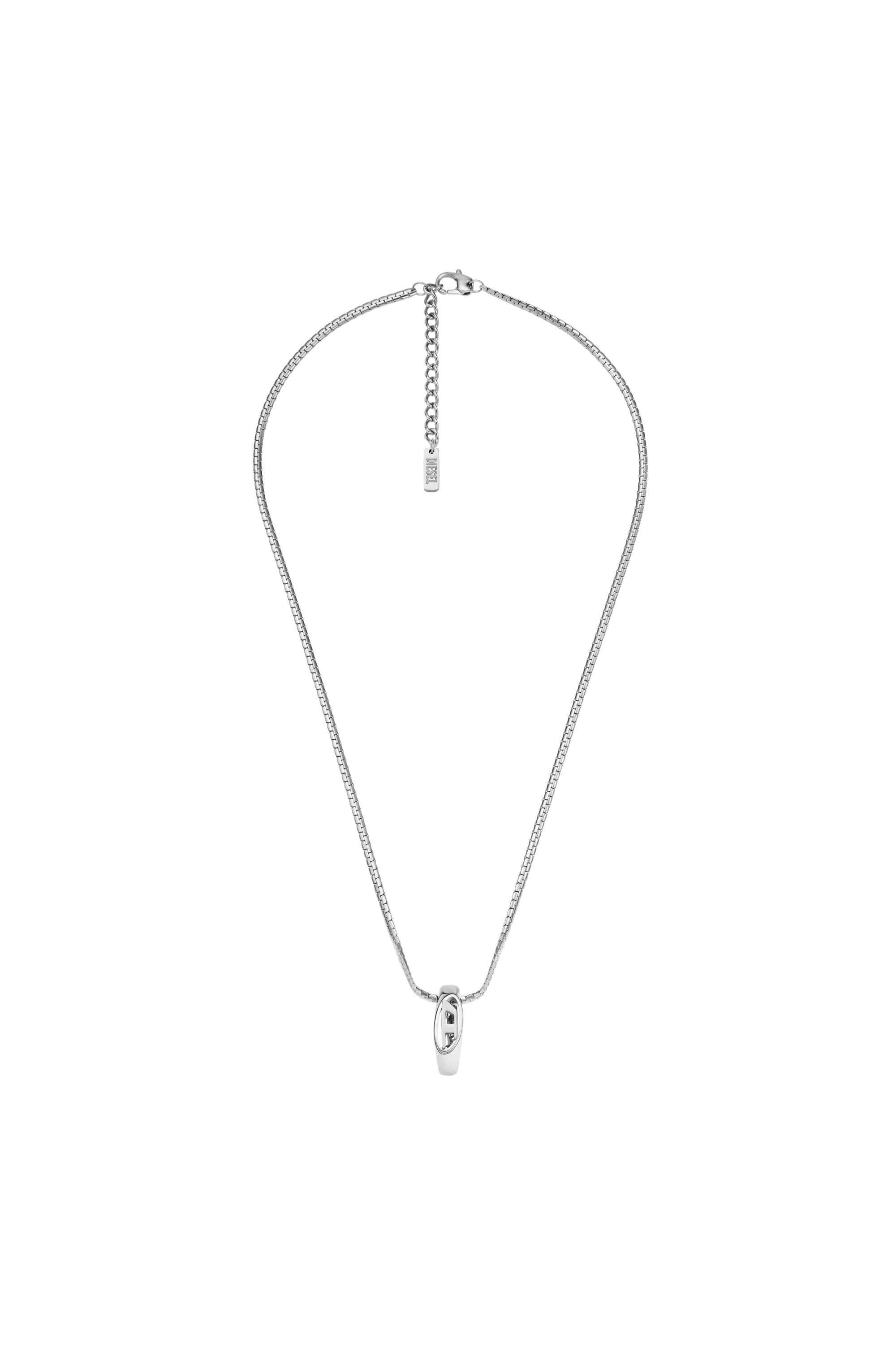 Diesel - DX1644040 JEWELLERY, Unisex's Stainless steel pendant necklace in Silver - 1