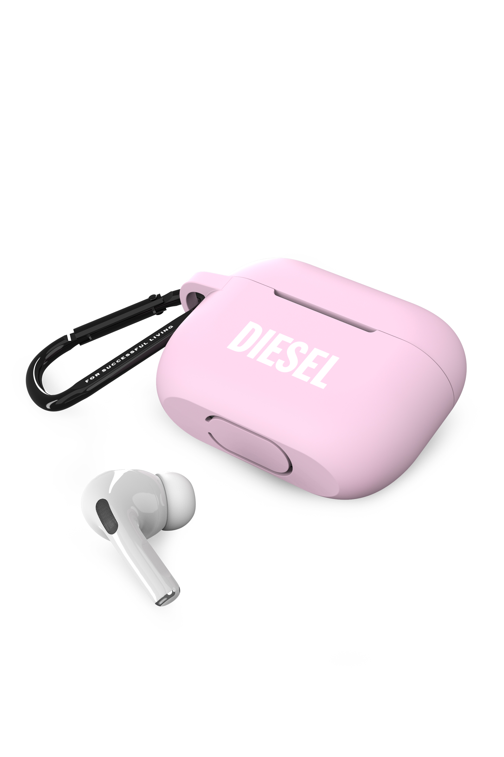 Diesel - 49862 AIRPOD CASE, Unisex's Airpodcase silicone for AirPods pro in Pink - 4