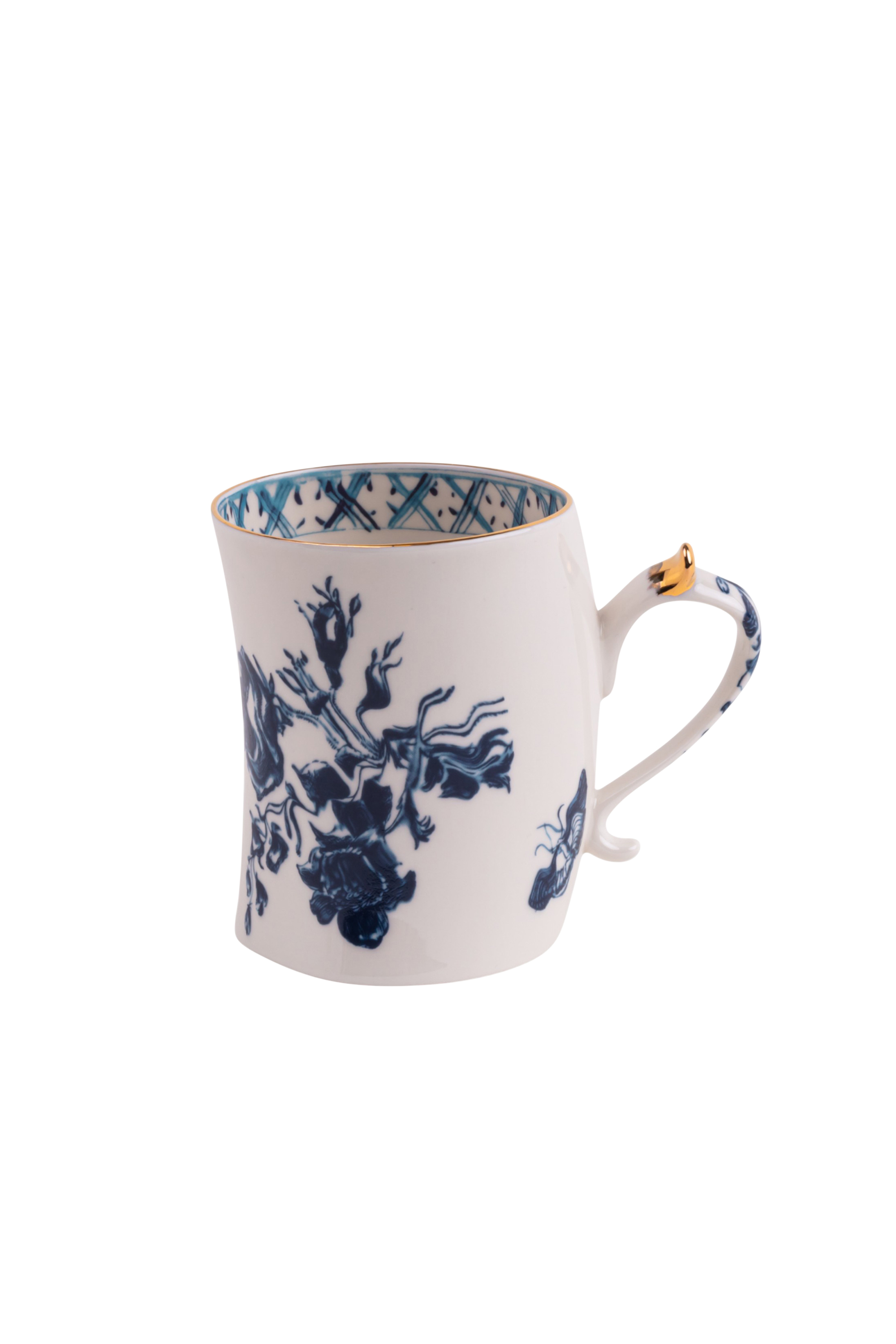 Diesel - 11256 PORCELAIN MUG "CLASSIC ON ACID" -, Unisex's Porcelain mug in White/Blue - 1