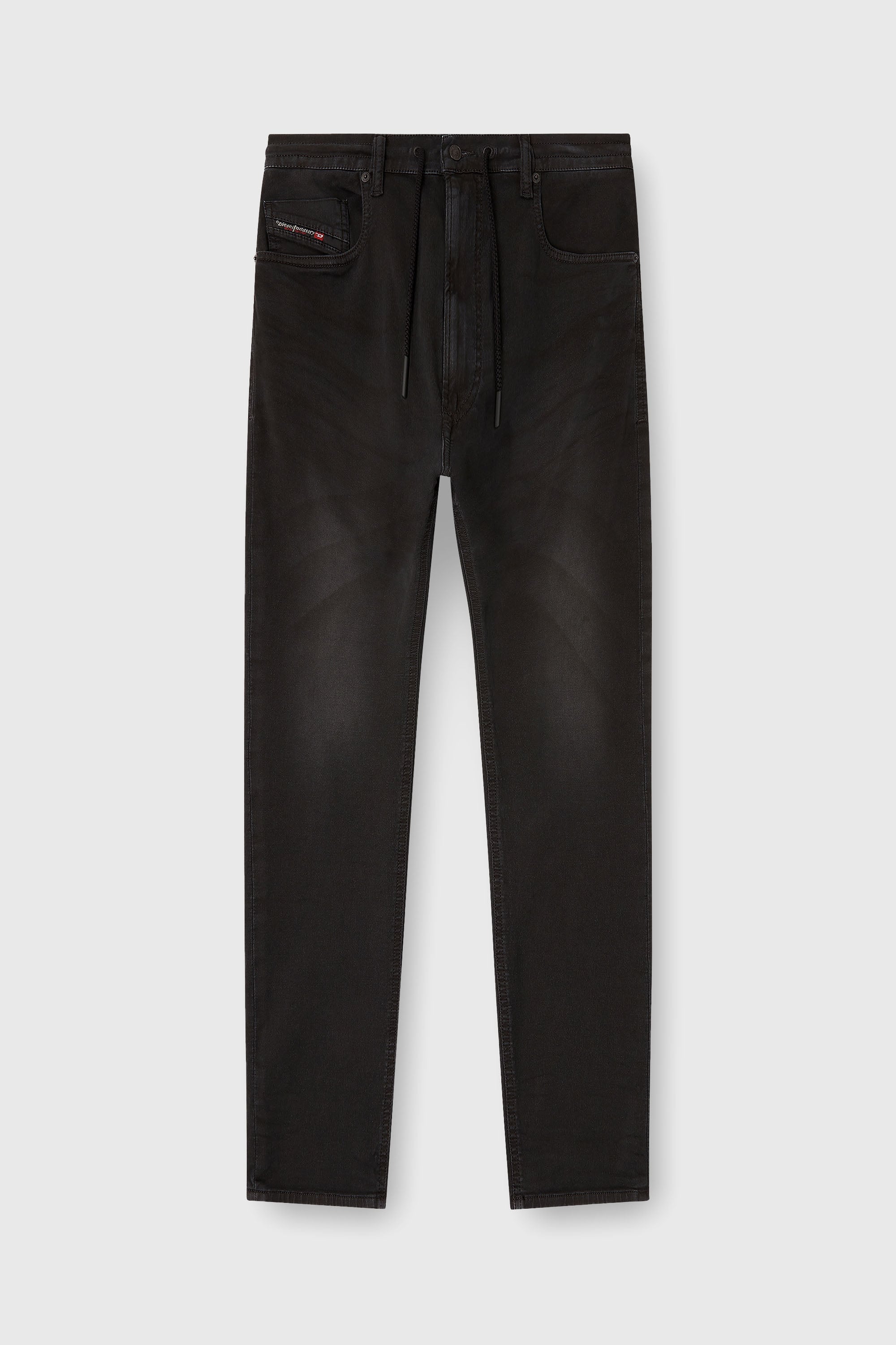 Diesel - Man's Regular 2032 D-Krooley Joggjeans&reg; 0670M, Black - 2