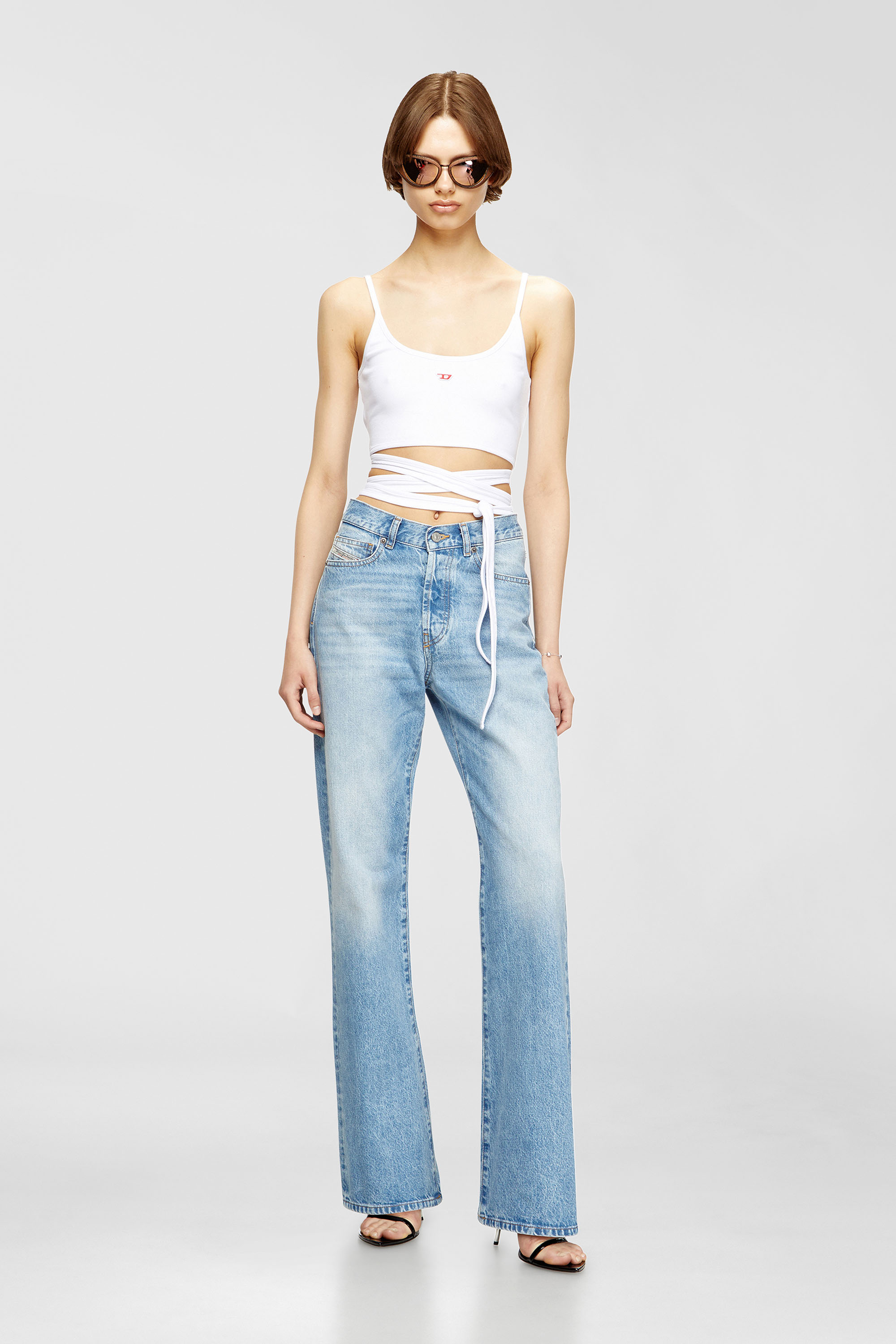Diesel - Woman's Regular Jeans 1971 D-Sent 09I29, Light Blue - 1