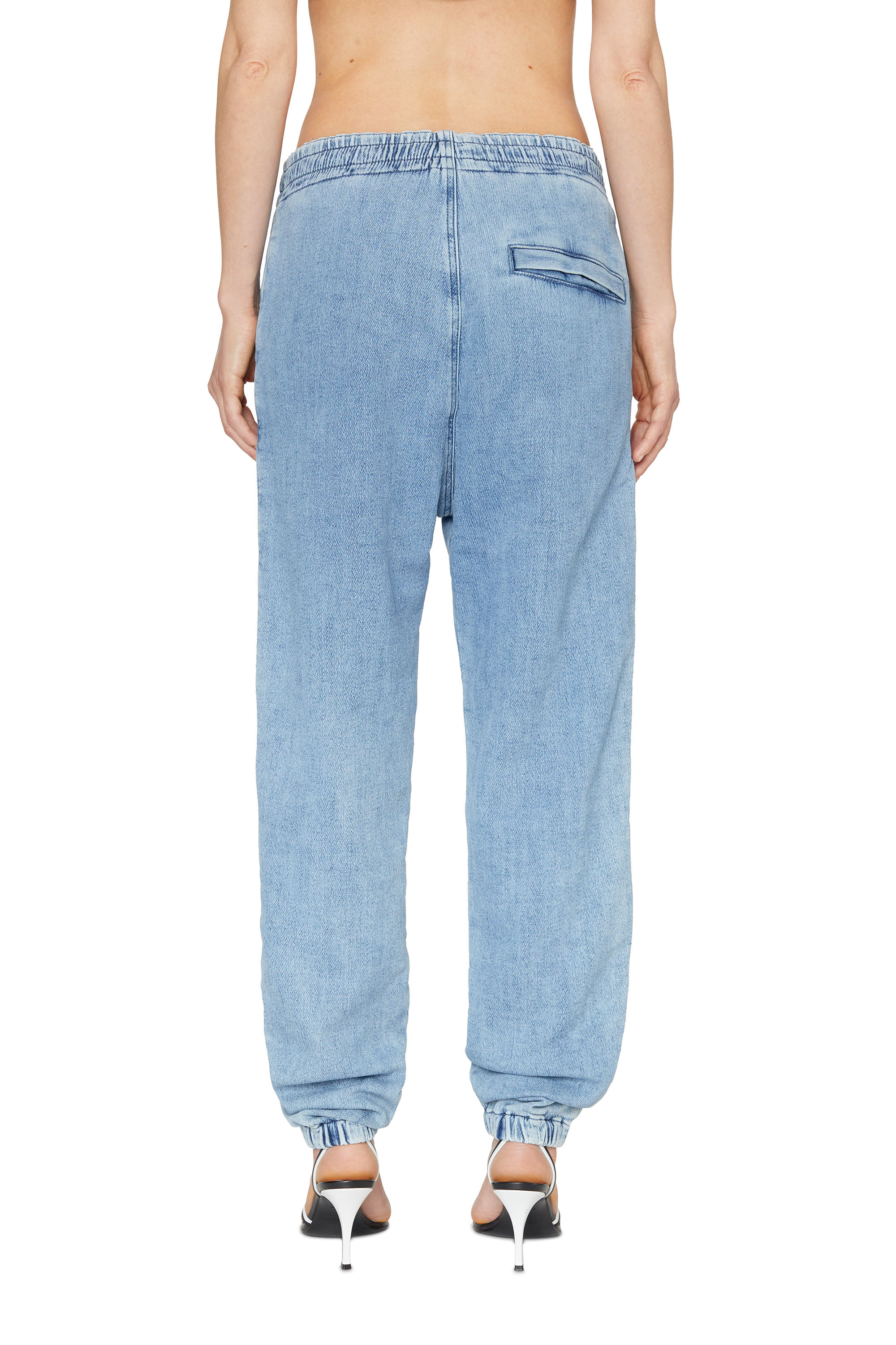 Diesel - Tapered D-Lab Track Denim 09D01, Light Blue - Image 2