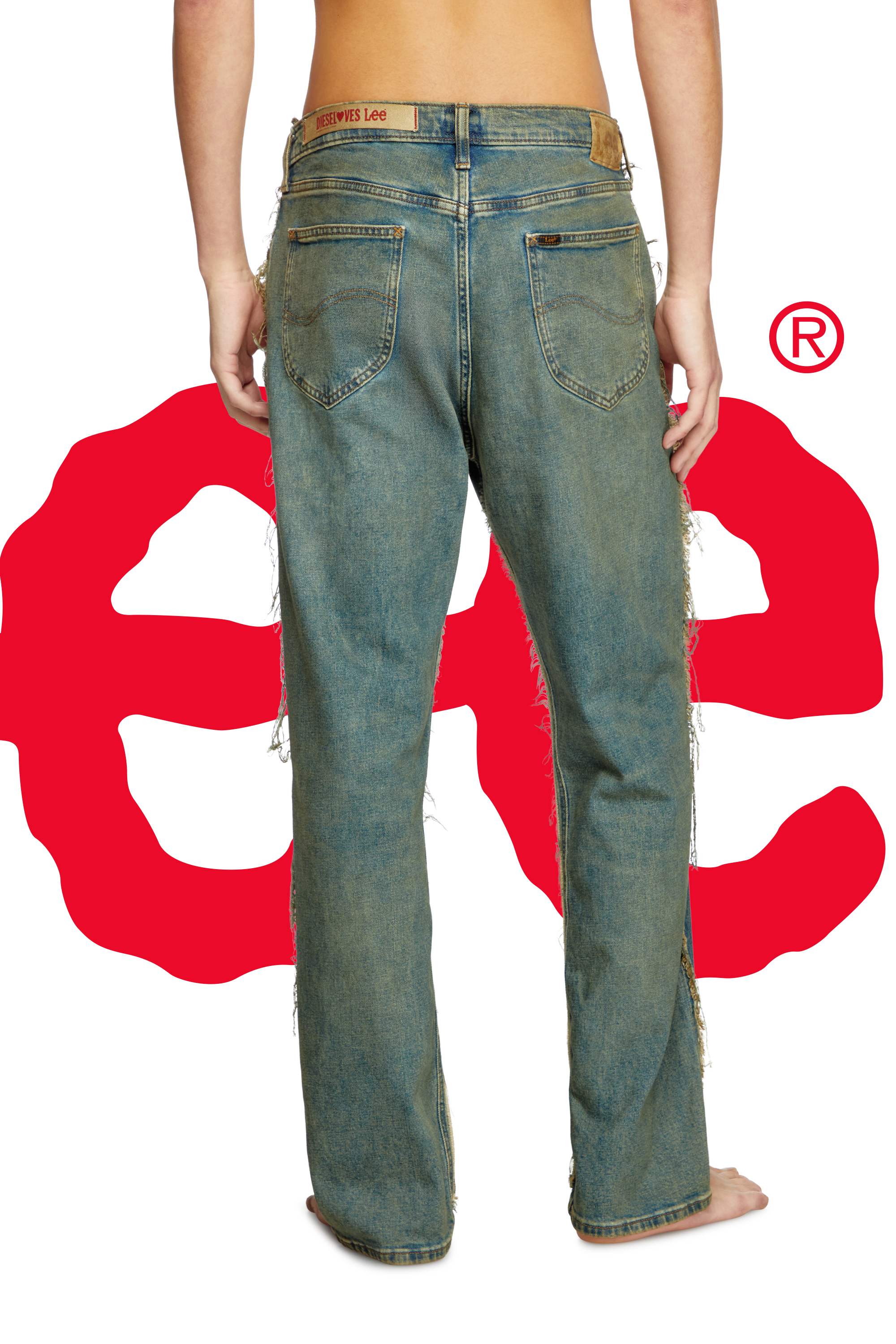 Regular Jeans Dieseloves 03 09M98, Dark Blue Diesel - Man's Regular Jeans Dieseloves 03 09M98, Dark Blue - 6