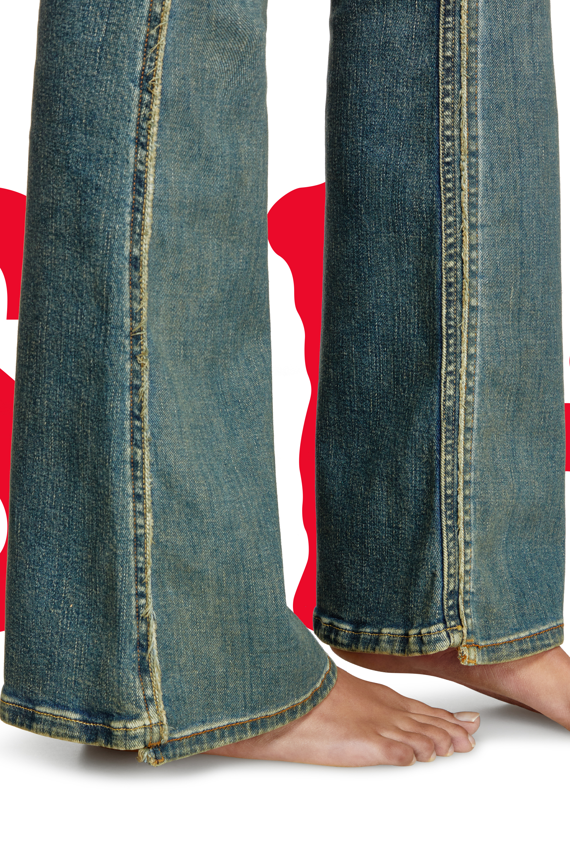 Regular Jeans Dieseloves 01 09N01, Dark Blue Diesel - Woman's Regular Jeans Dieseloves 01 09N01, Dark Blue - 5