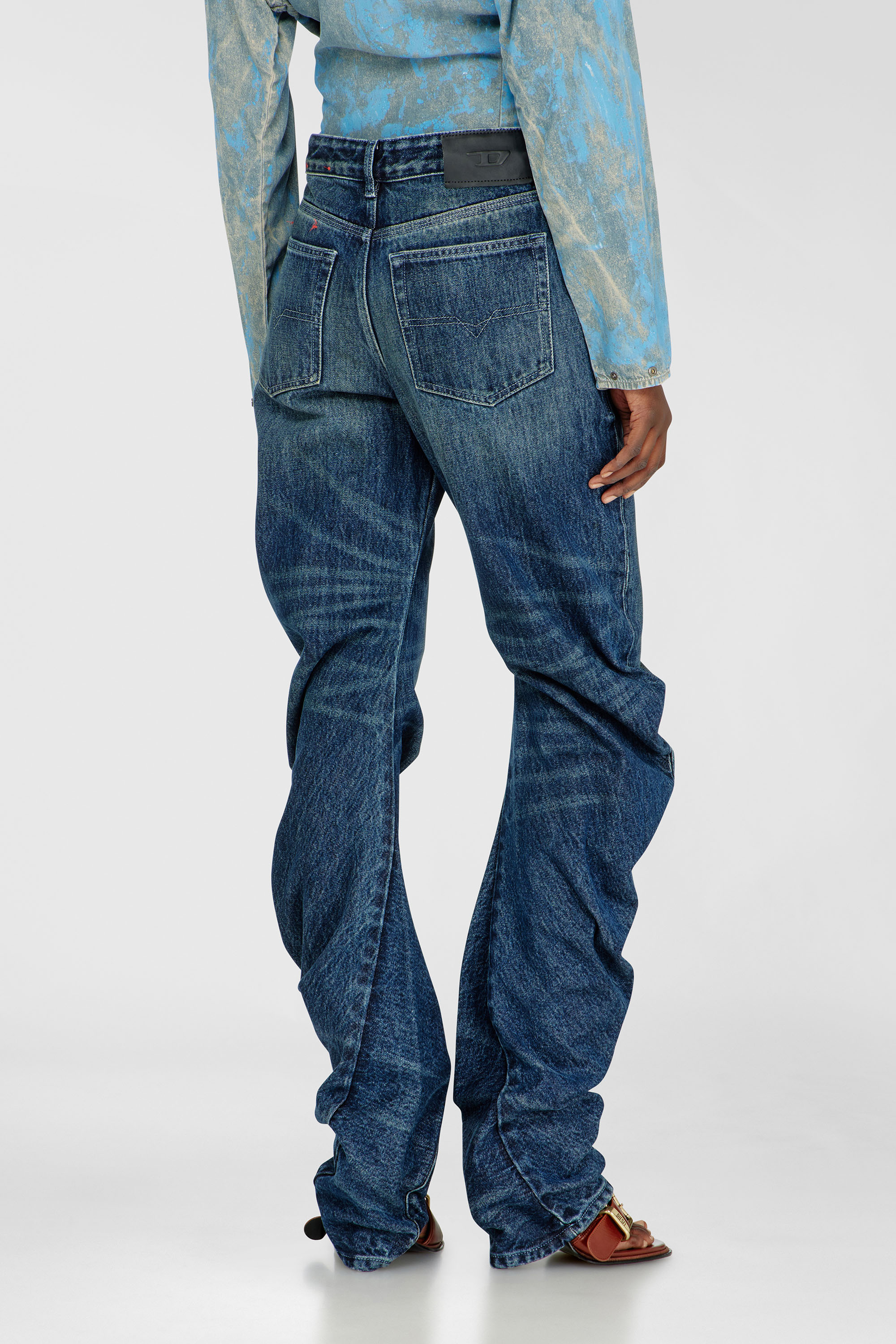 Diesel - Woman's Regular Jeans D-Twisty 007FZ, Dark Blue - 5