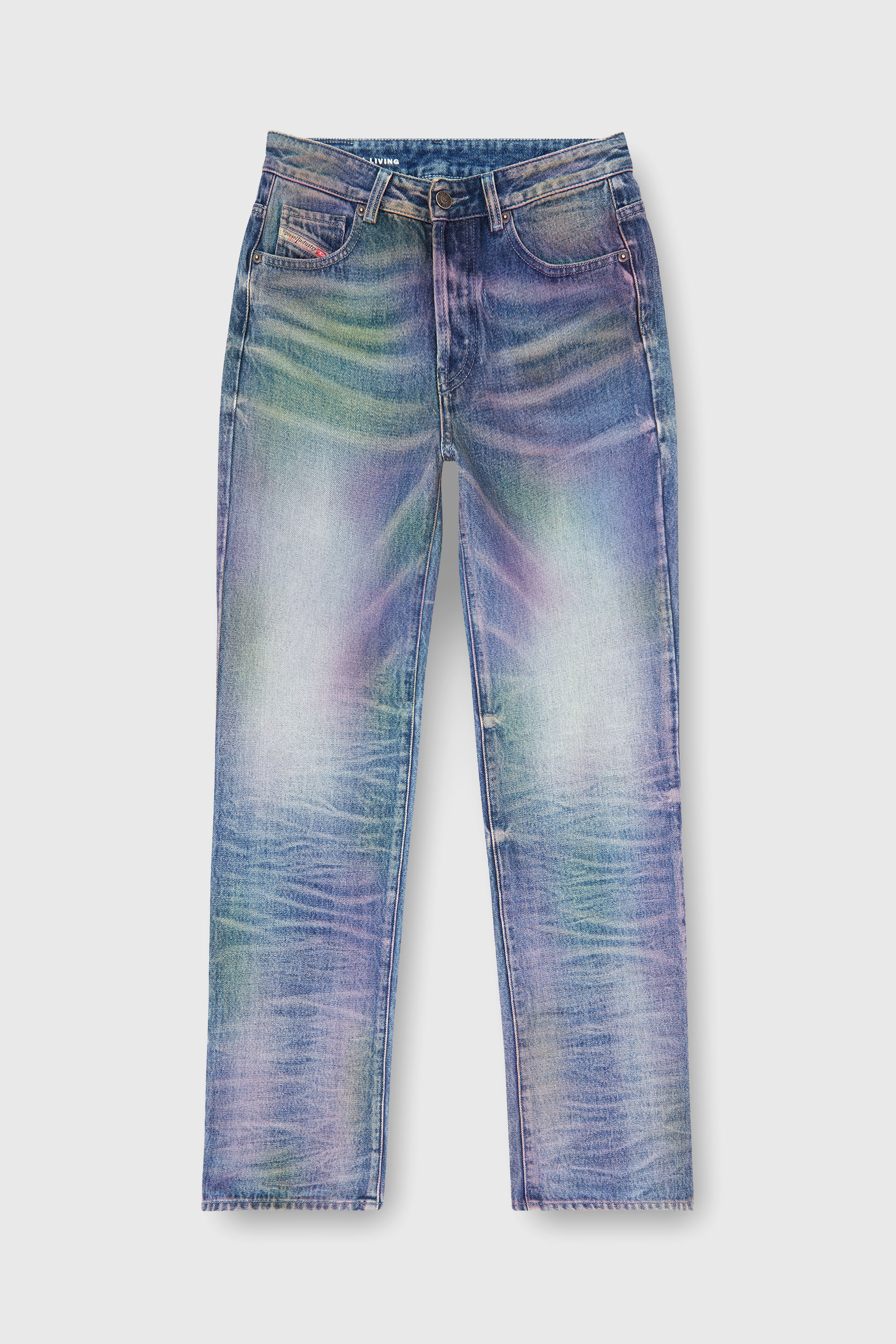 Diesel - Woman's Regular Jeans D-Lie 007FW, Multicolor/Blue - 6