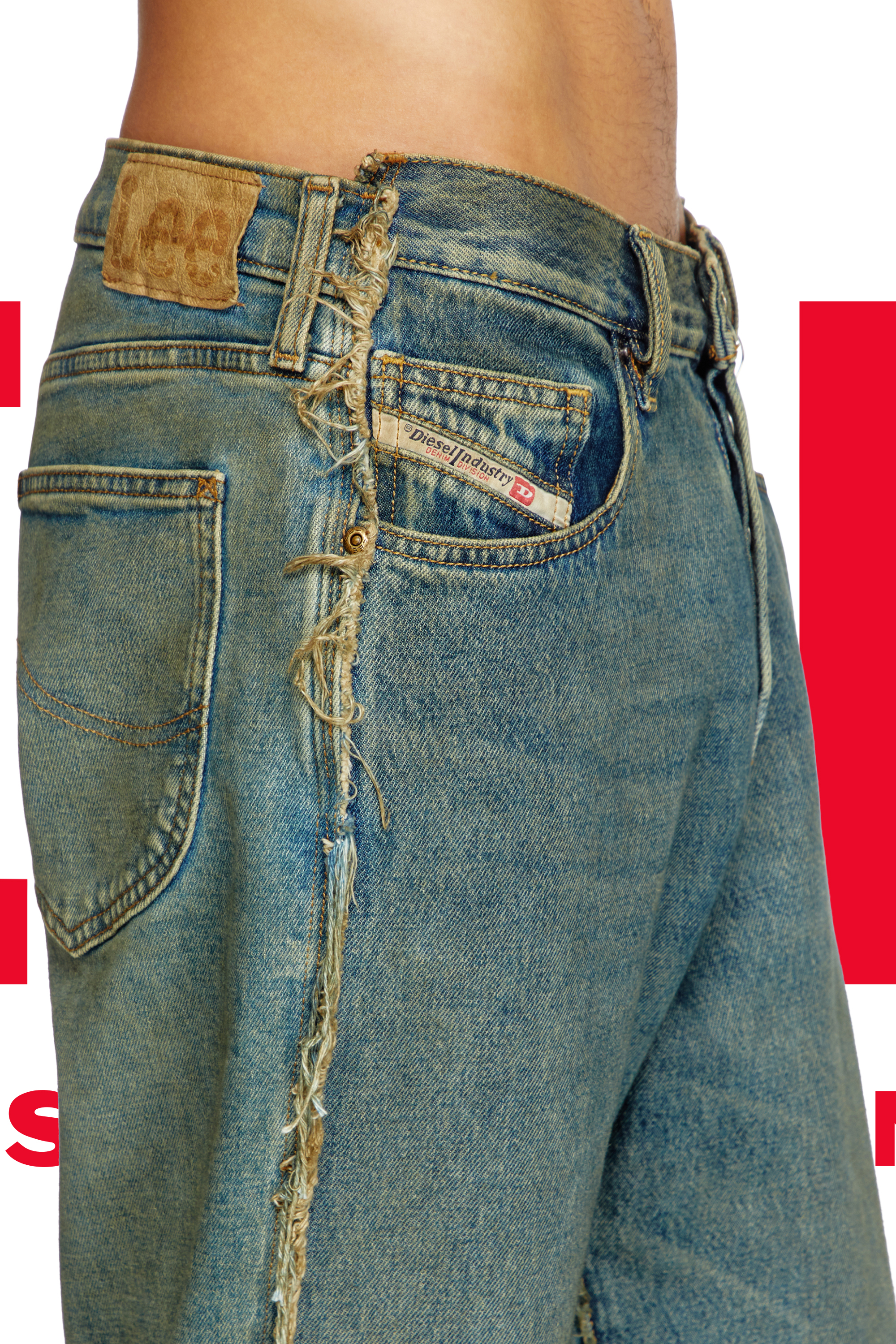 Regular Jeans Dieseloves 03 09M98, Dark Blue Diesel - Man's Regular Jeans Dieseloves 03 09M98, Dark Blue - 2