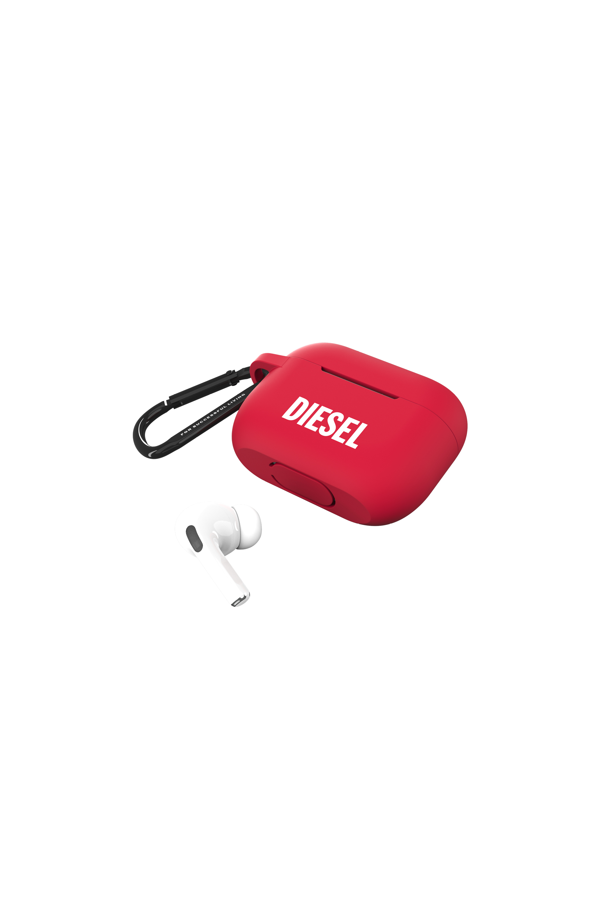 Diesel - 45837 AIRPOD CASE AIRPODS CASE, Unisex's Airpod case silicone  for AirPods pro in Red - 4