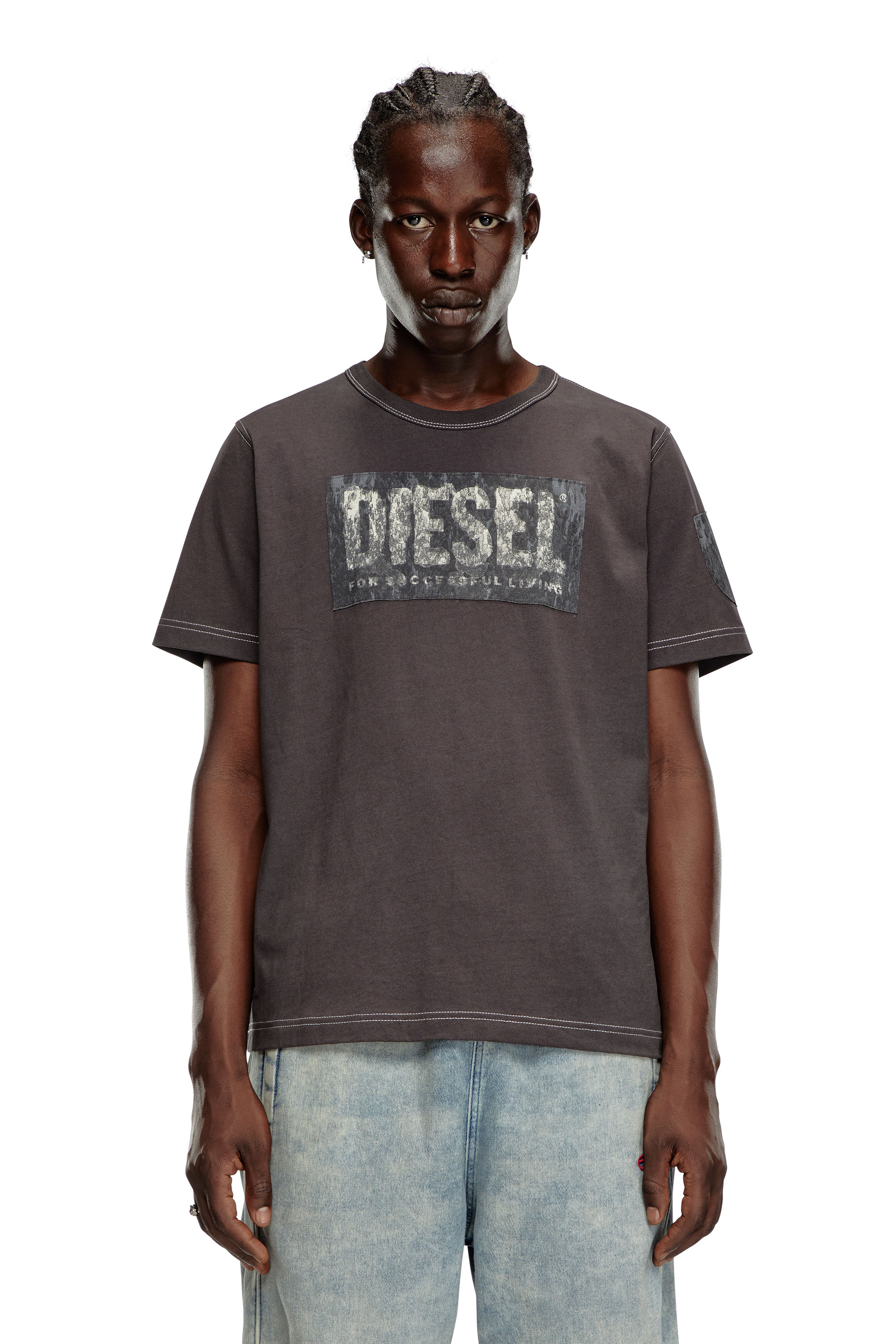 Diesel - T-ADJUST-Q1, Grey - Image 1