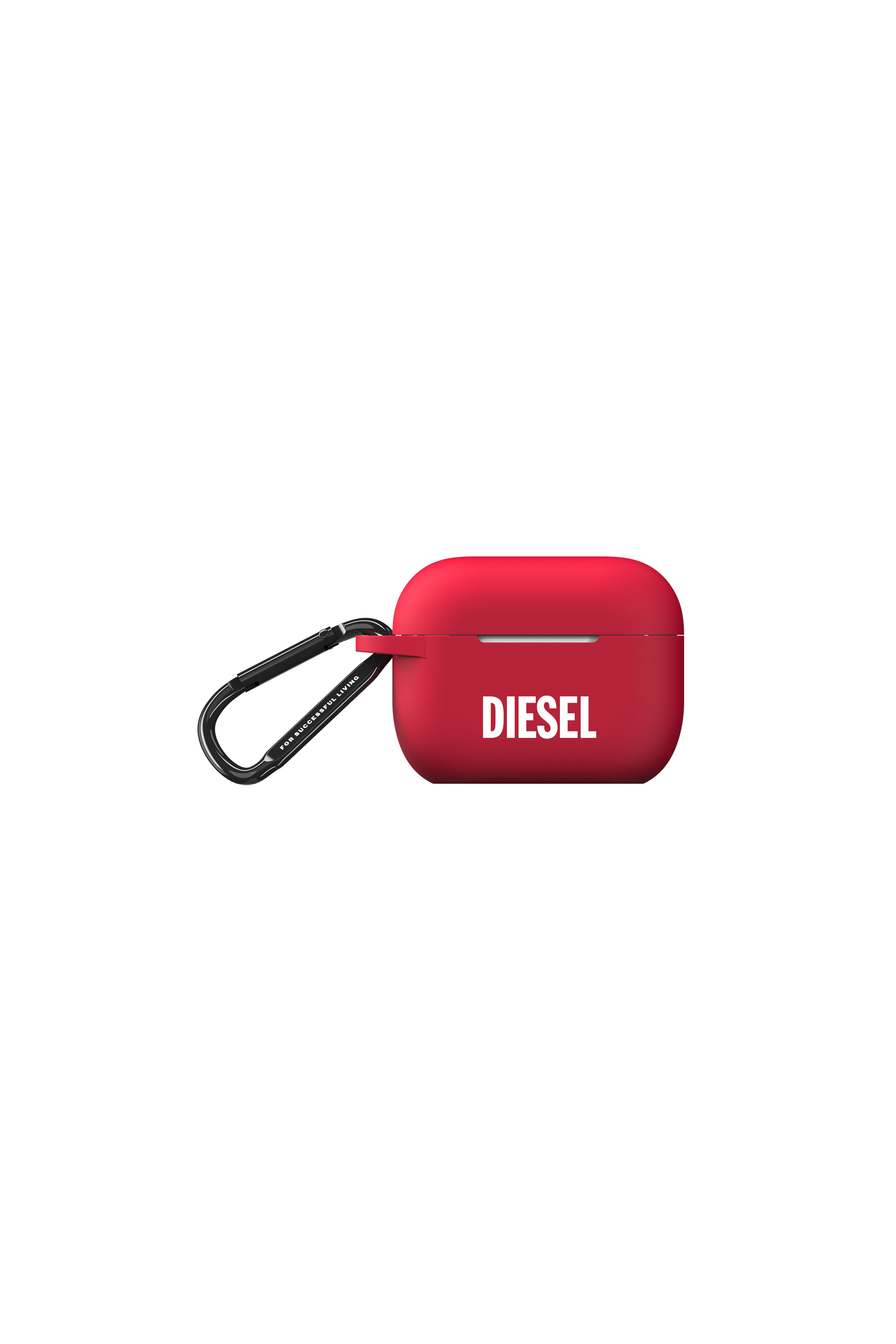 Diesel - 45837 AIRPOD CASE AIRPODS CASE, Unisex's Airpod case silicone  for AirPods pro in Red - 1