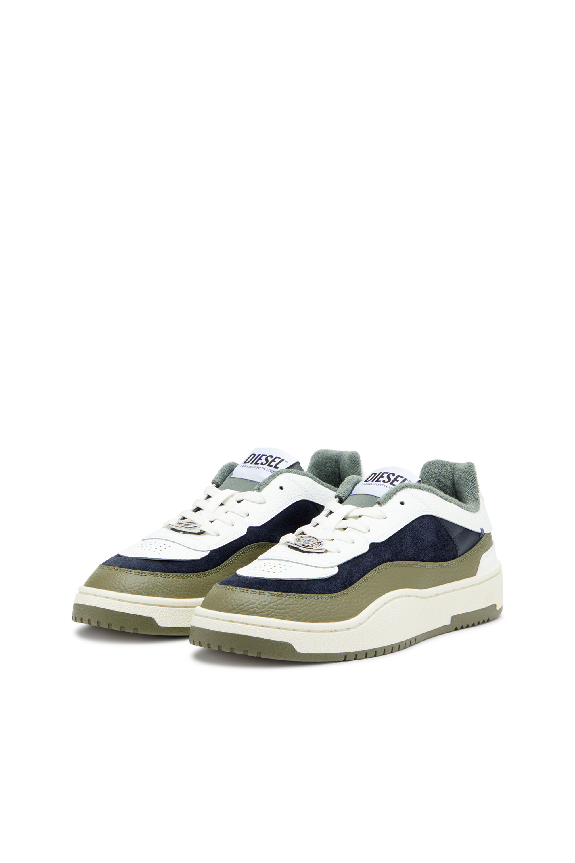S-OVAL SKATE LOW, White/Green