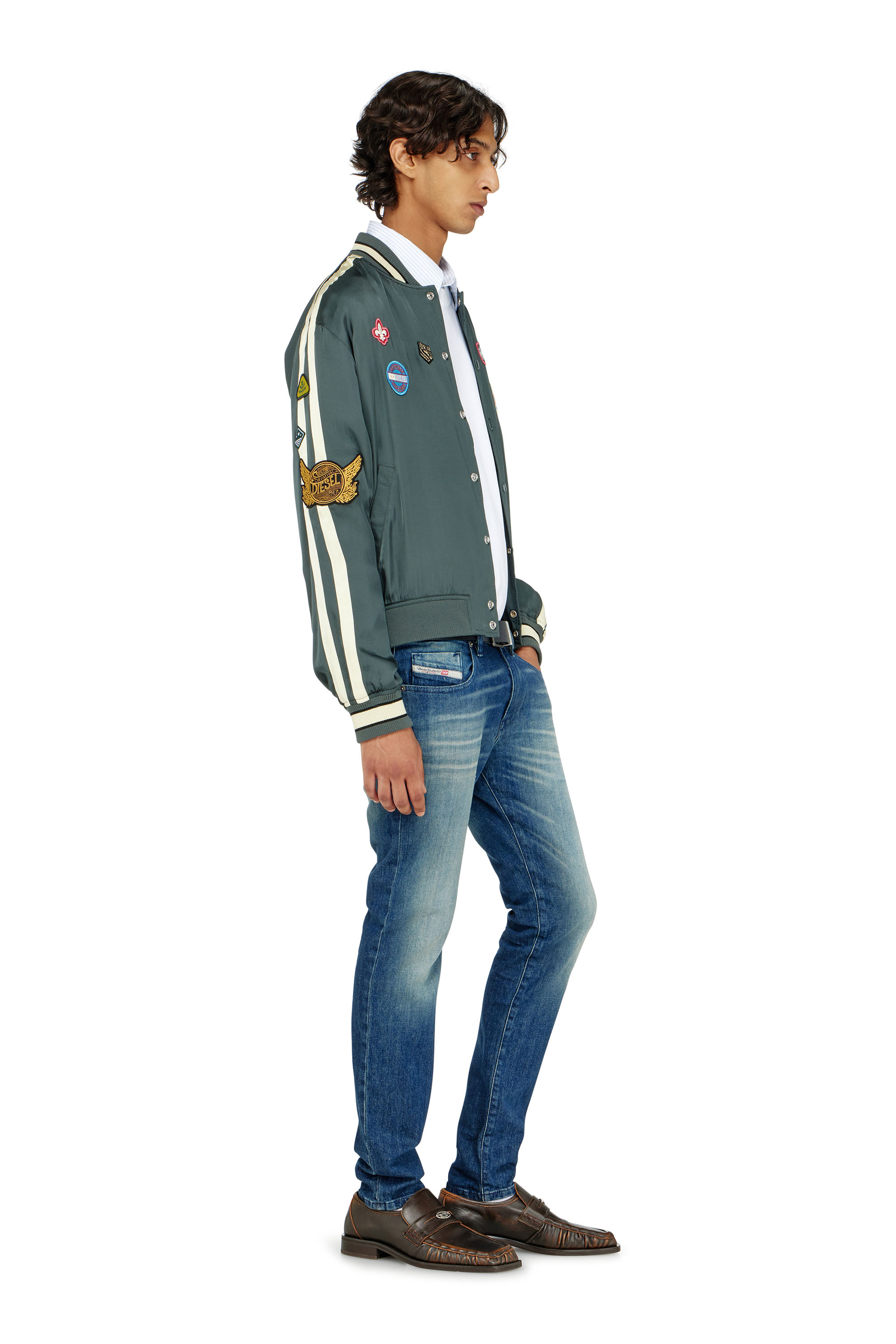 Diesel - Man's Slim Jeans 2019 D-Strukt 0KBBR, Dark Blue - 3