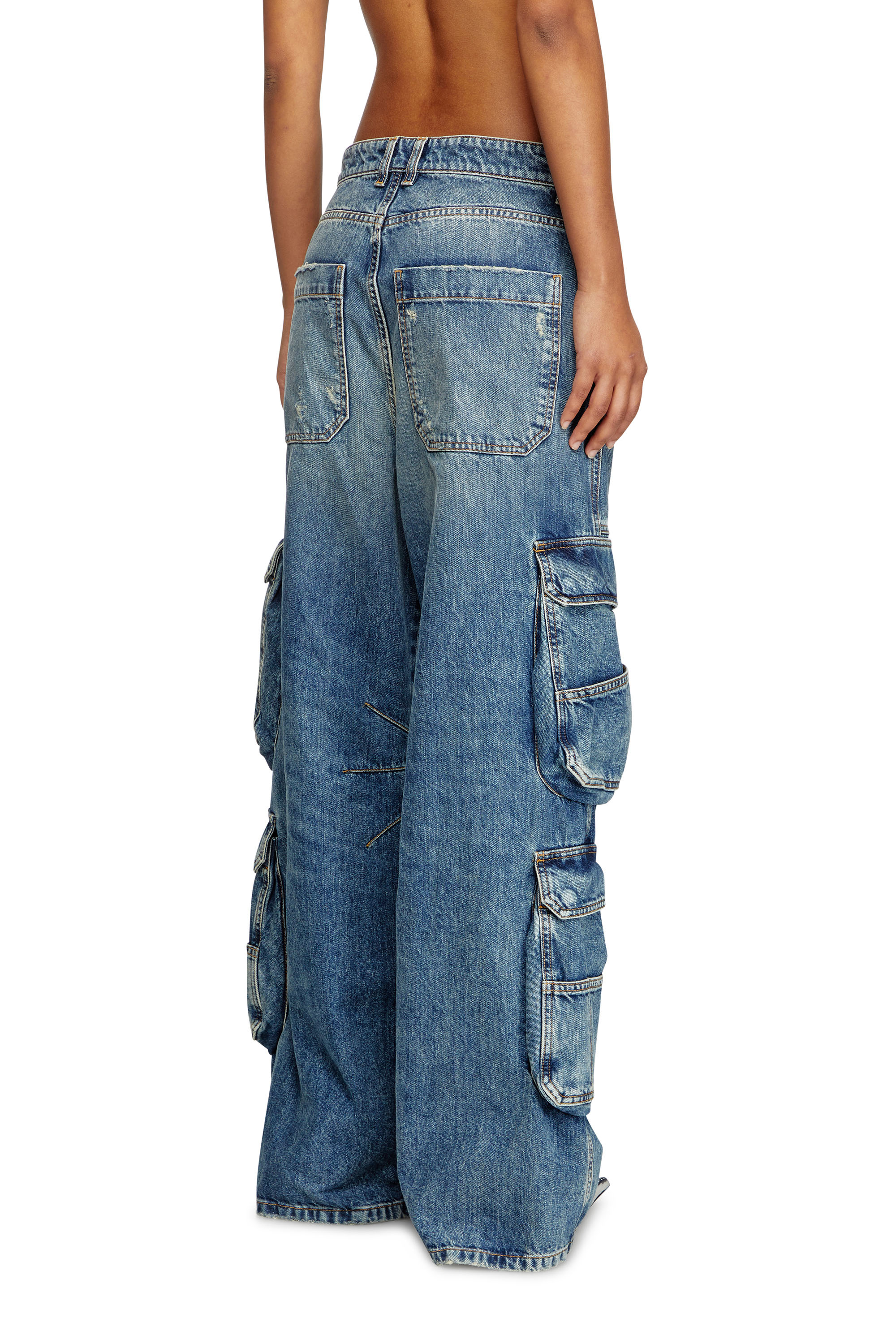 Relaxed Jeans 1996 D-Sire 0NLAX, Medium blue Diesel - Woman's Relaxed Jeans 1996 D-Sire 0NLAX, Medium blue - 4