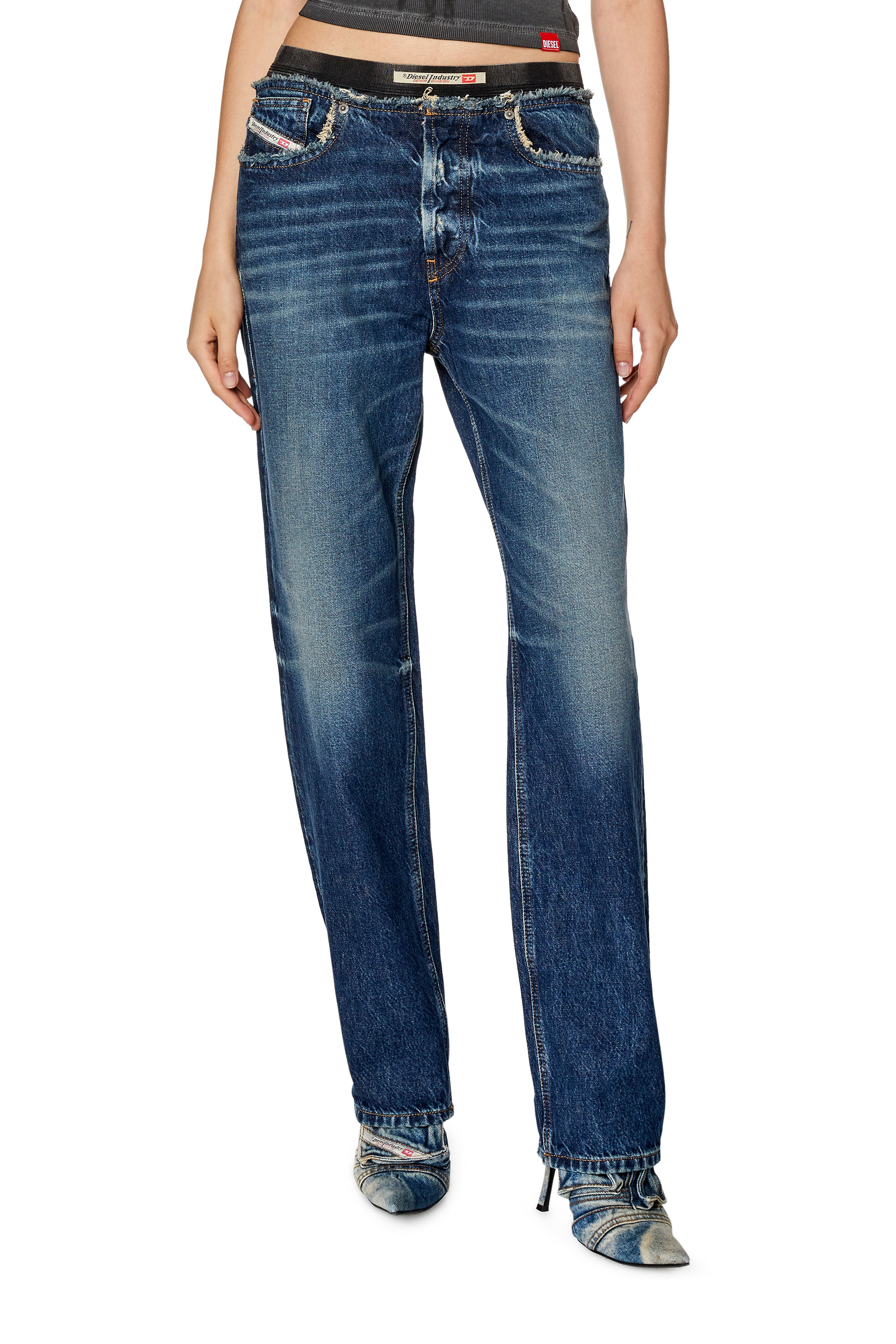 Diesel - Straight Jeans D-Ark 09G92, Dark Blue - Image 1