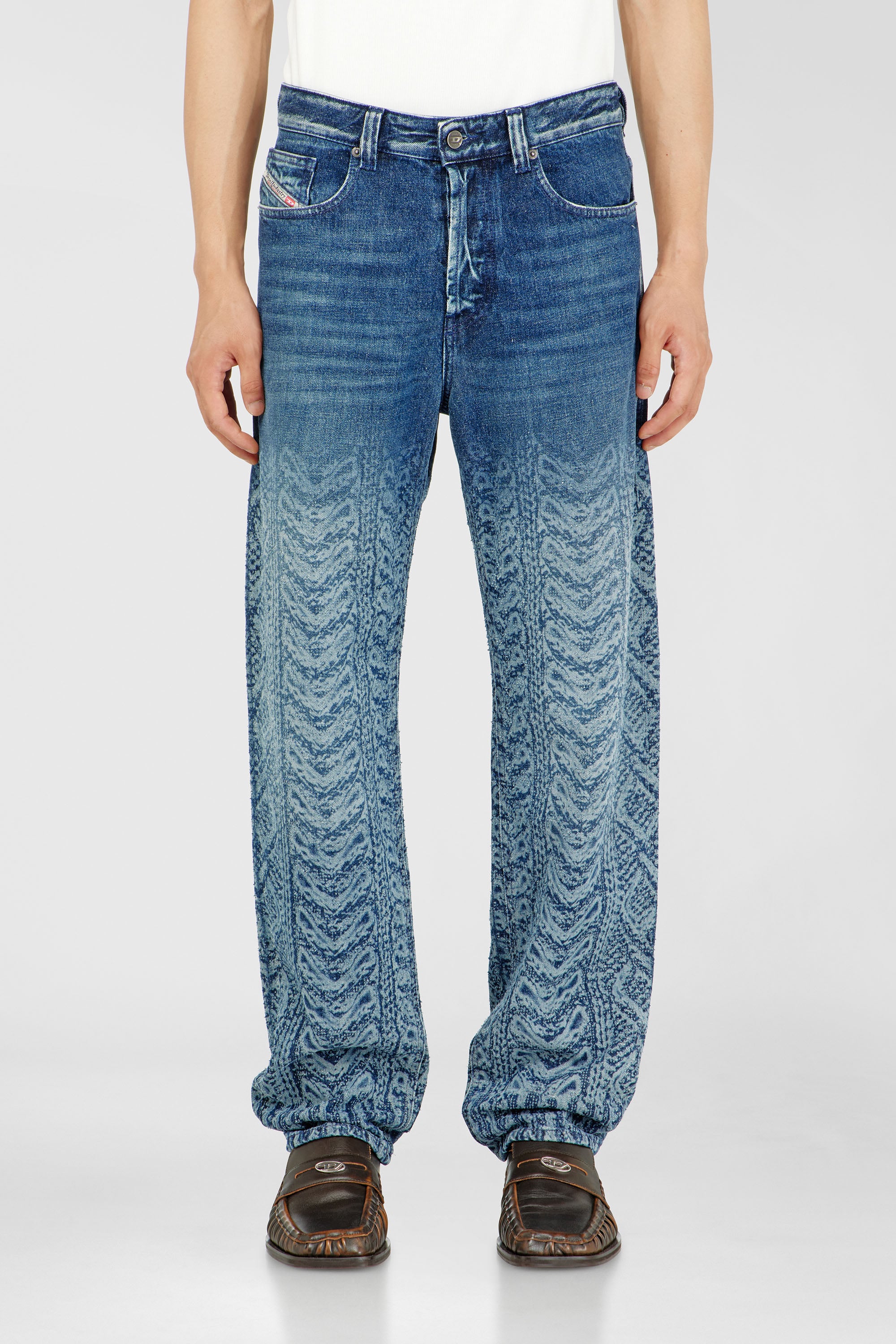 Diesel - Man's Regular Jeans 2024 D-Macs 007EV, Dark Blue - 1