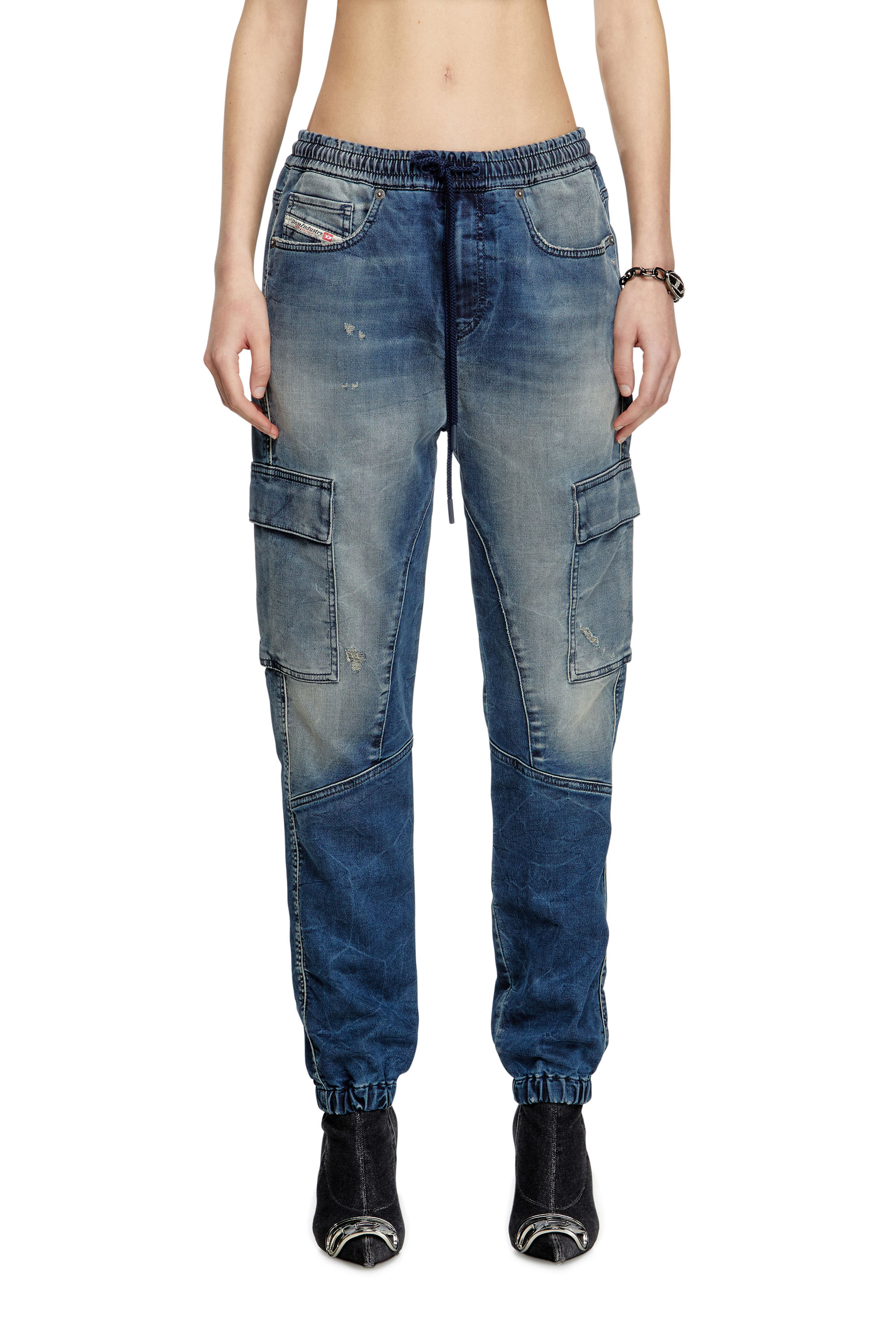 Diesel - Woman's Regular 2051 D-Ursy Joggjeans&reg; 068PI, Medium blue - 3