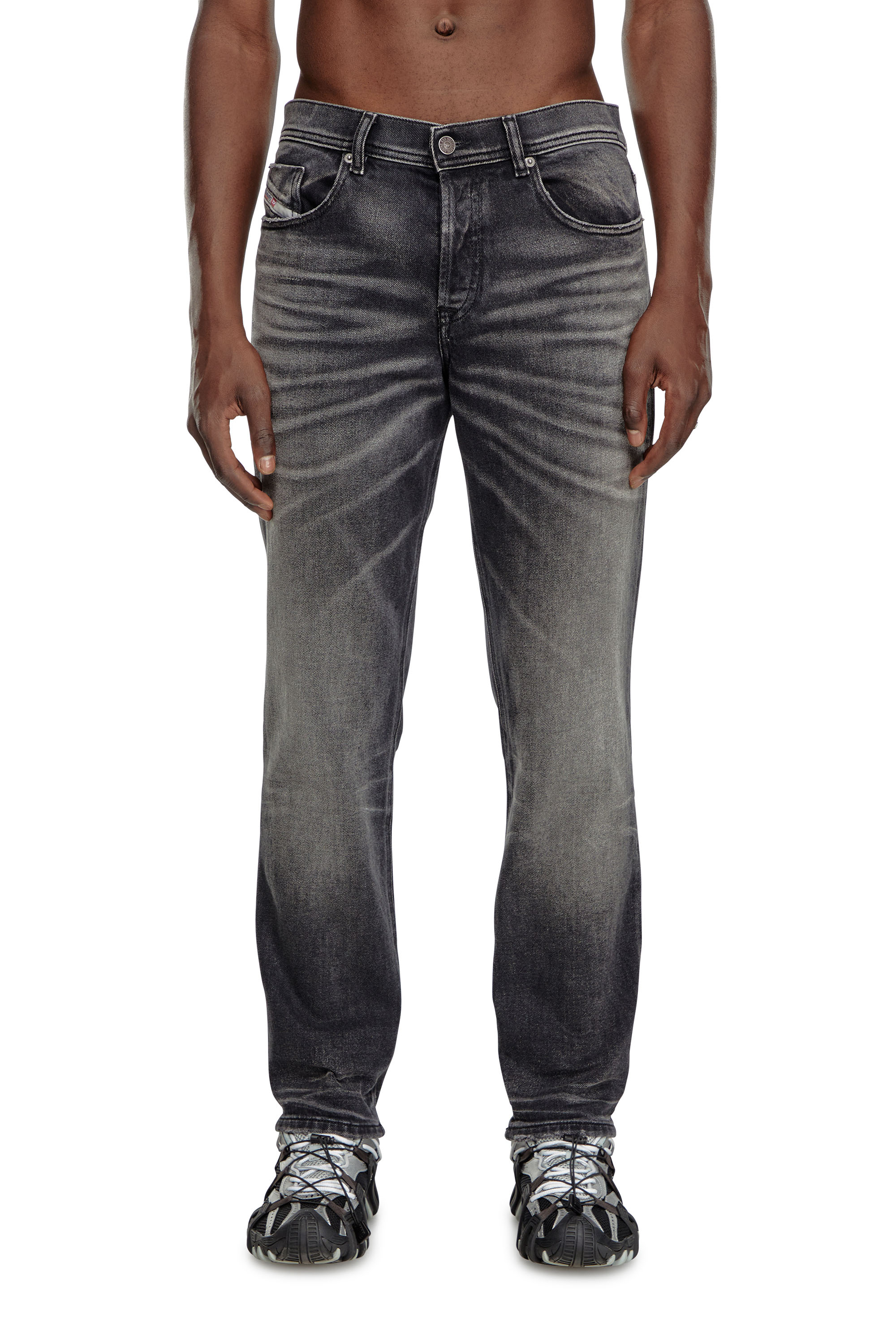 Diesel - Man Tapered Jeans 2023 D-Finitive 09J65, Black/Dark grey - Image 1