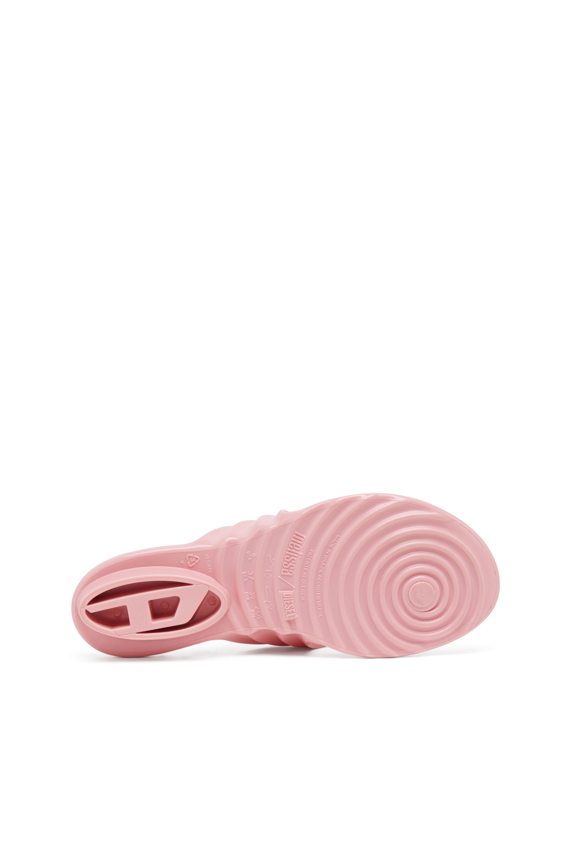 Diesel - MELISSA QUANTUM THONG, Woman's Sculptural flip-flops in Melflex® in Pink - 5