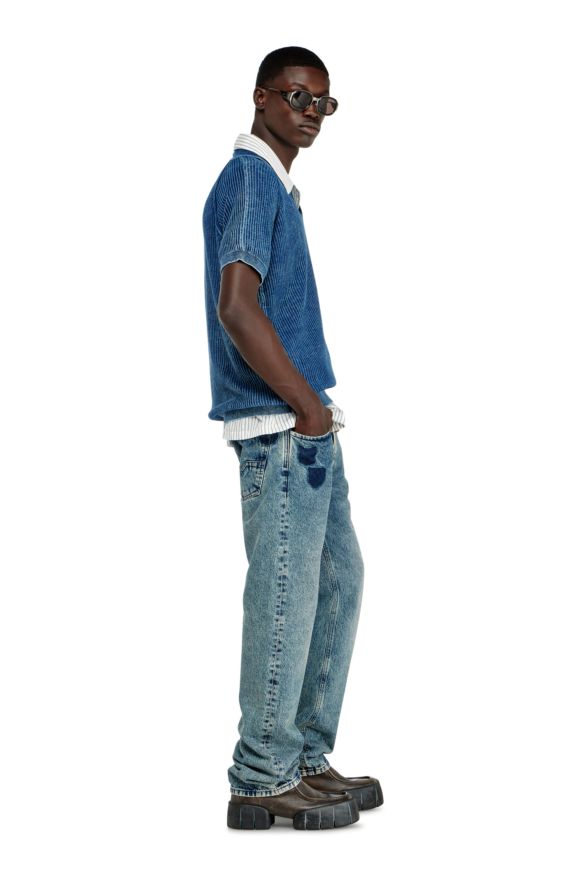 Diesel - Man's Regular Jeans 1985 Larkee 0IFBV, Medium blue - 4