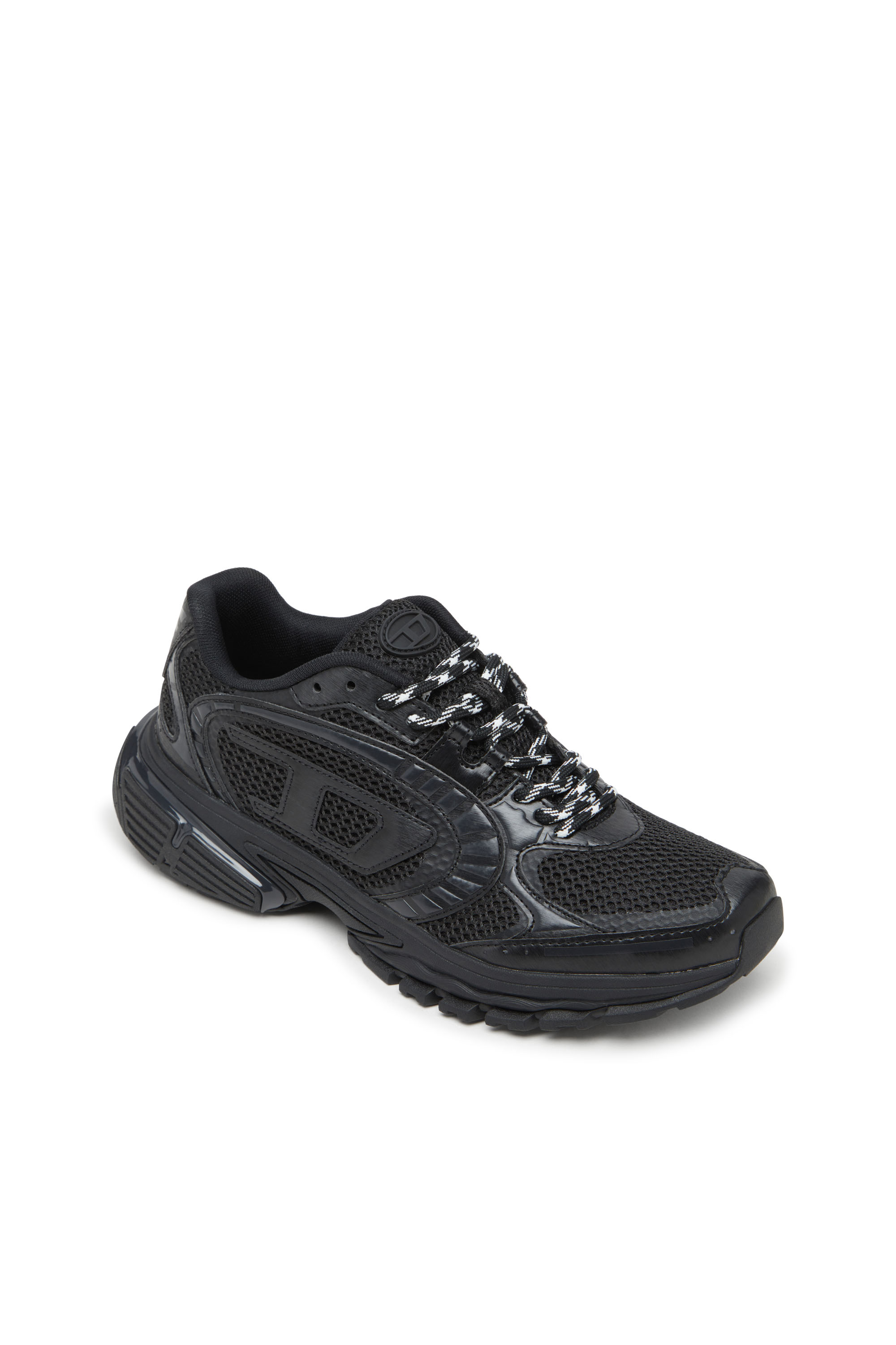 Diesel - S-PRO-V-DENSE LOW, Man's S-Pro-V-Dense-Mesh sneakers with Oval D logo in Black - 6