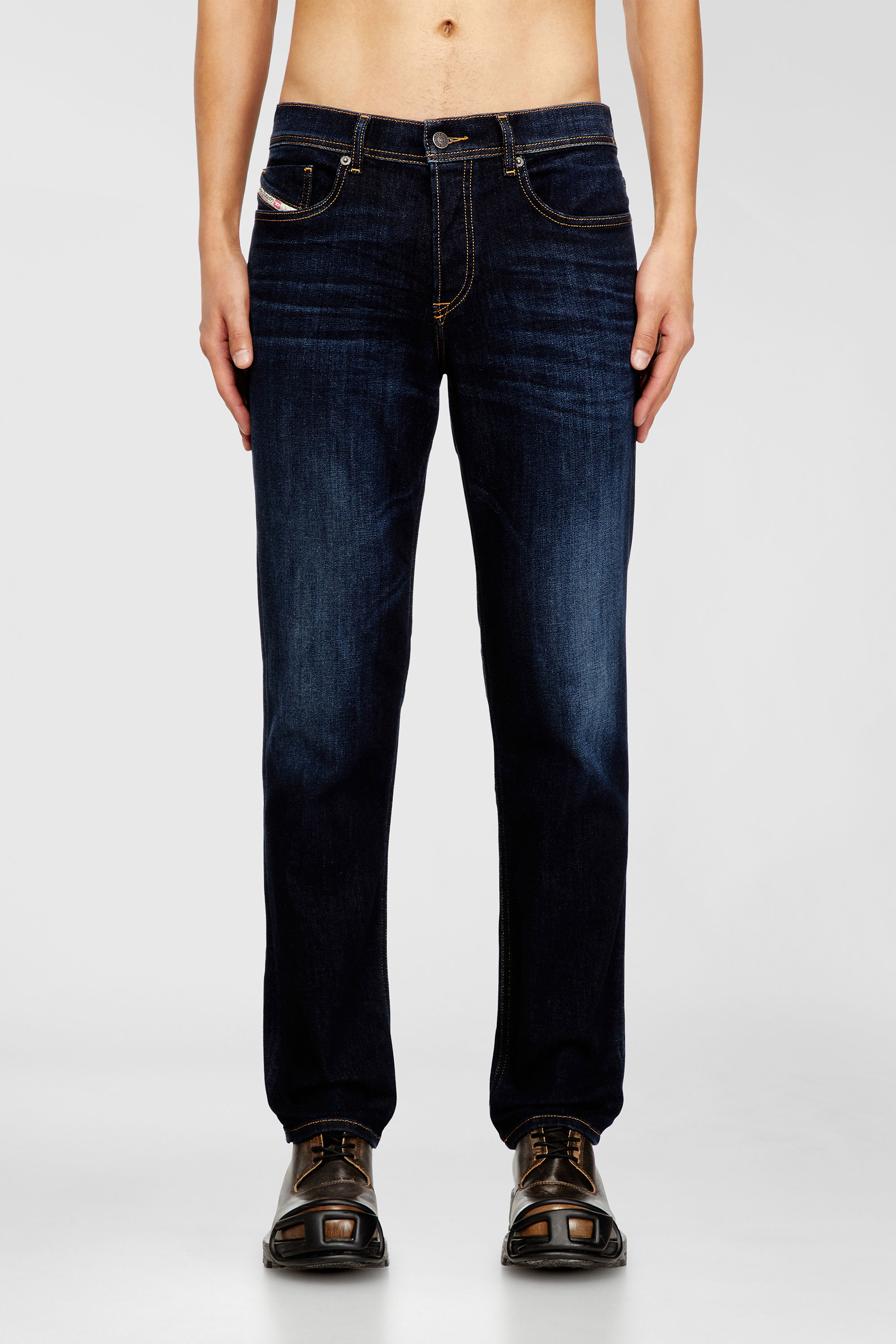 Diesel - Man's Regular Jeans 2023 D-Finitive 009ZS, Dark Blue - 1