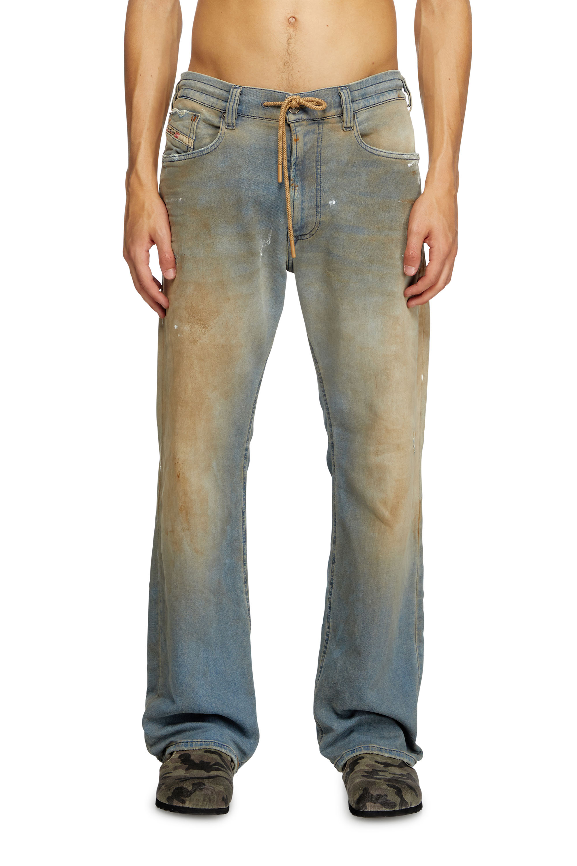 Diesel - Man's Relaxed 2080 D-Reel Joggjeans® 068QL, Light Blue - 1