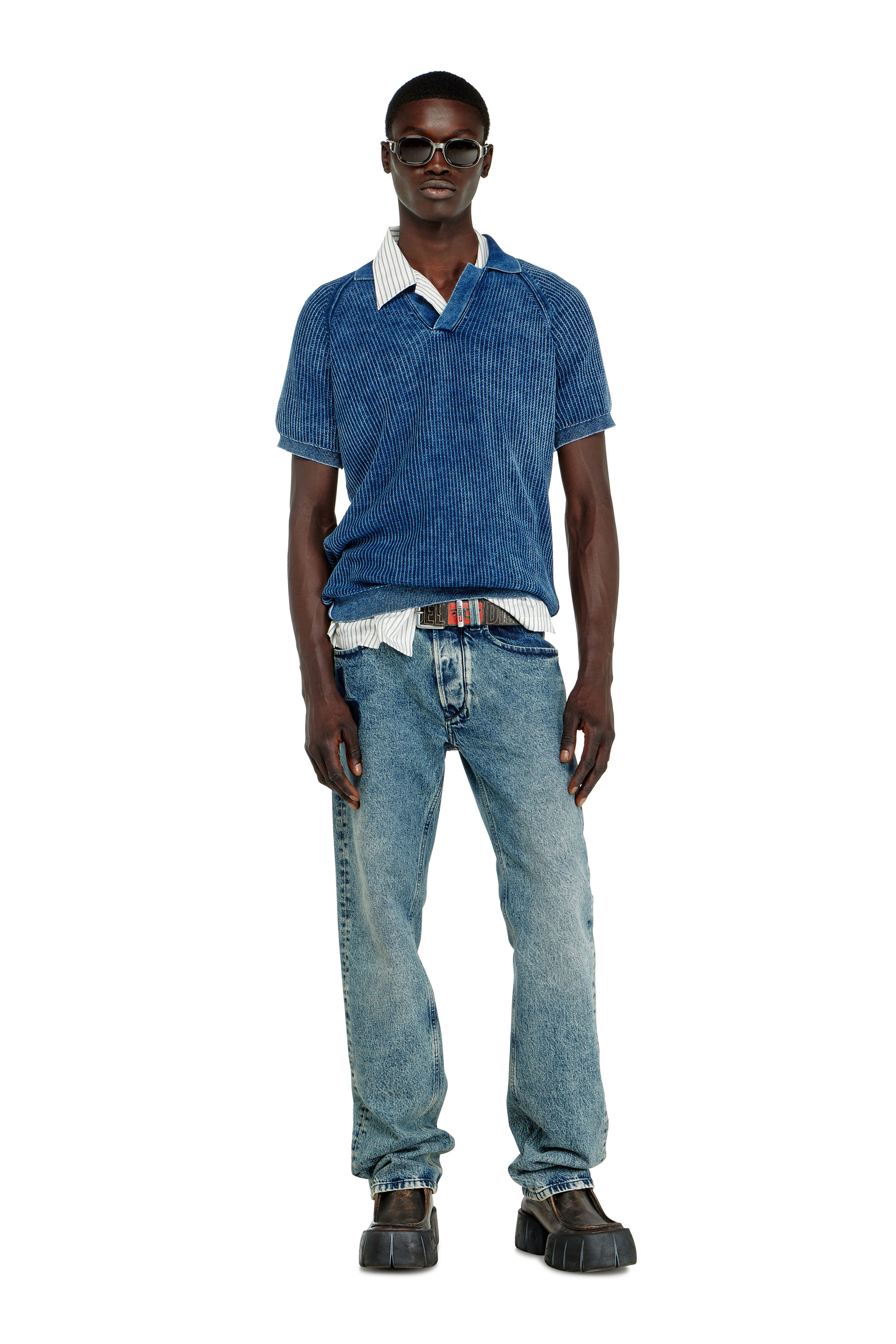 Diesel - Man's Regular Jeans 1985 Larkee 0IFBV, Medium blue - 2