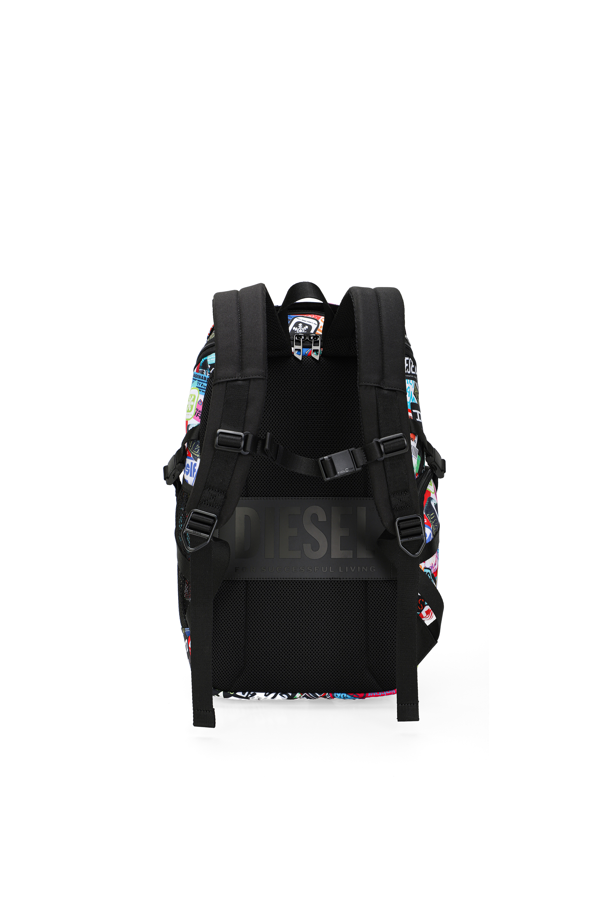 Diesel - DIESEL PC PRINTED BACKPACK-STICKERS- DSB, Unisex's Multifunctional backpack with stickers in Multicolor - 2