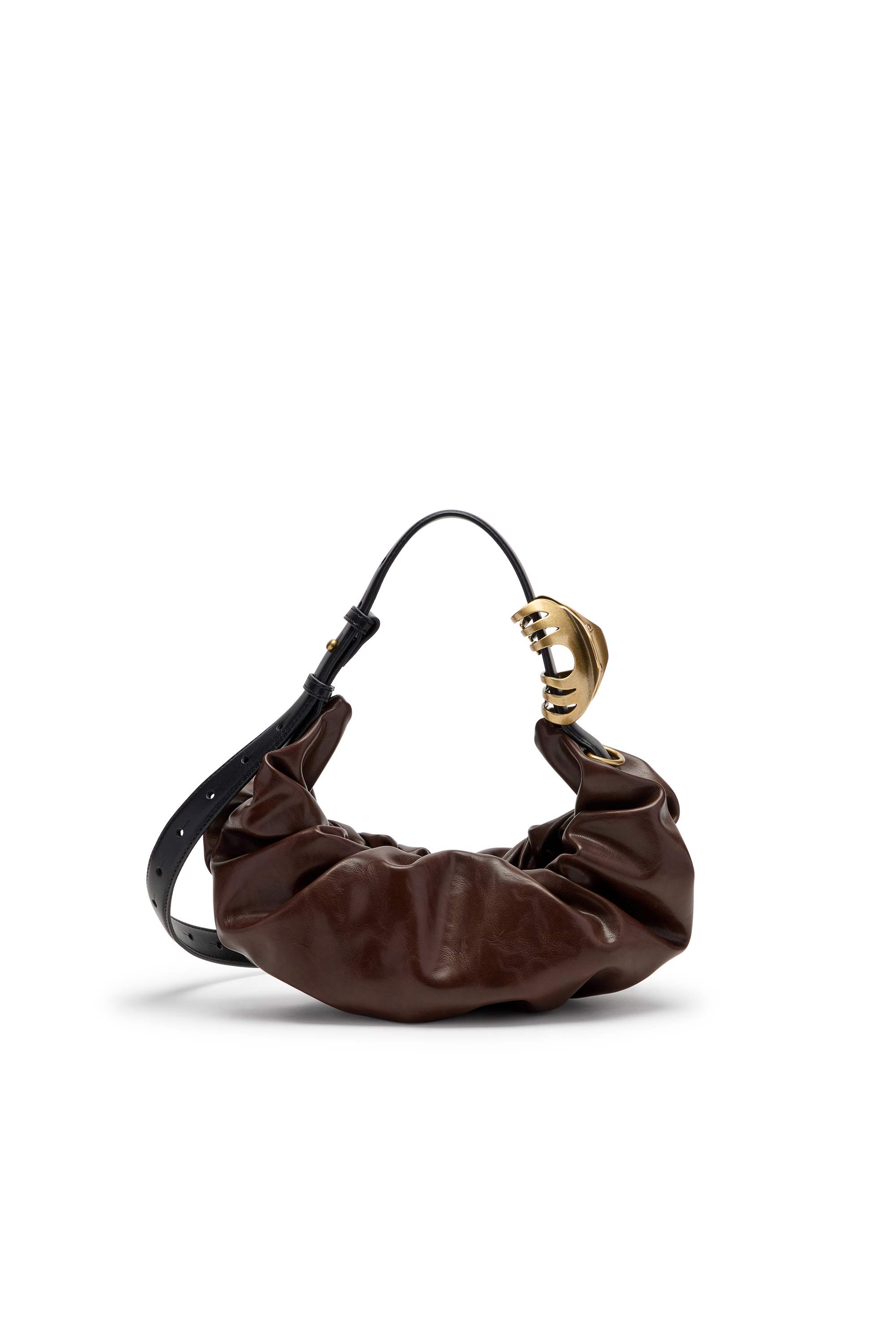 Diesel - GRAB-D HOBO S, Woman's Grab-D-Hobo bag in Dark Brown - 2
