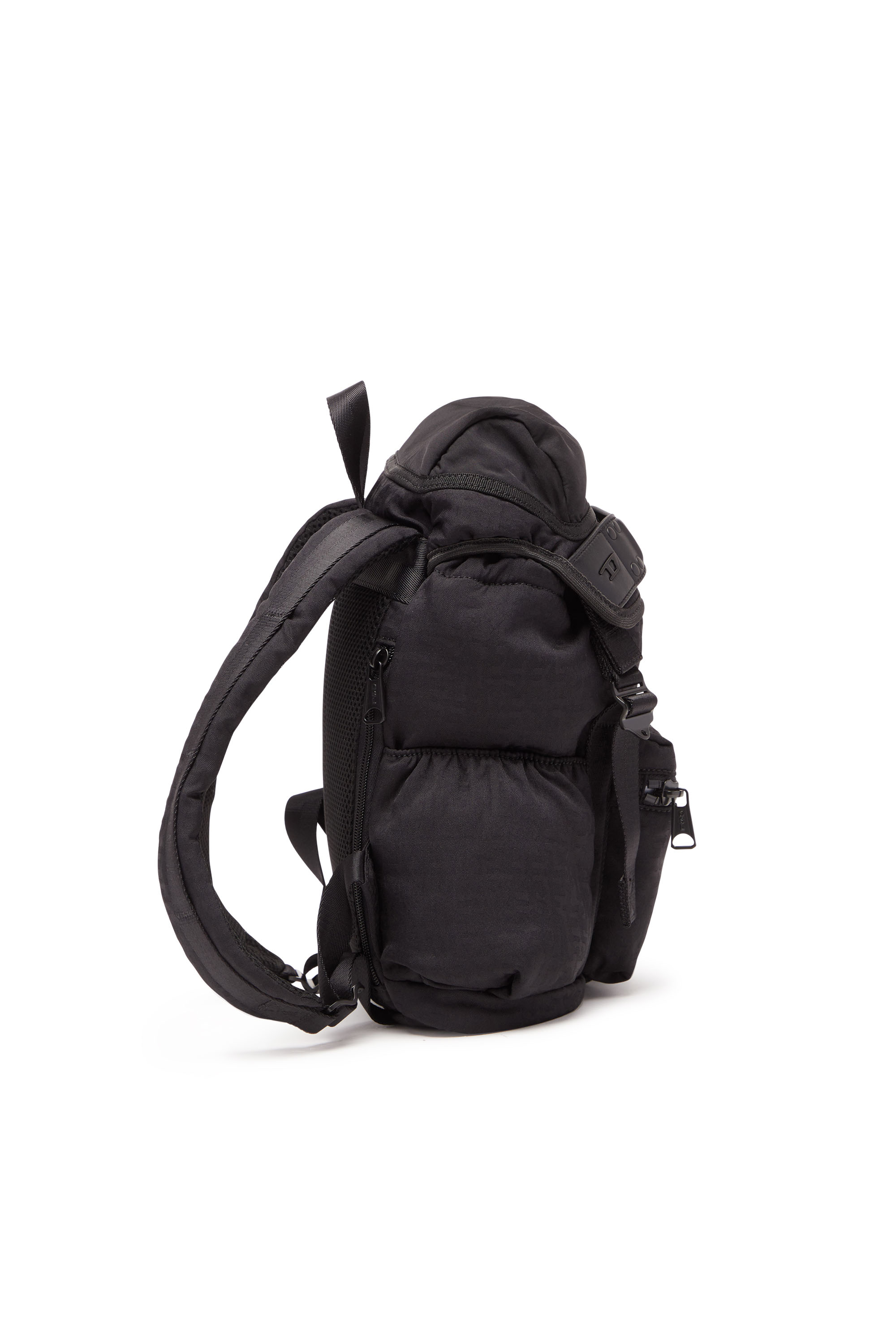 Diesel - NYLON MONO BACKPACK S X, Black - Image 3