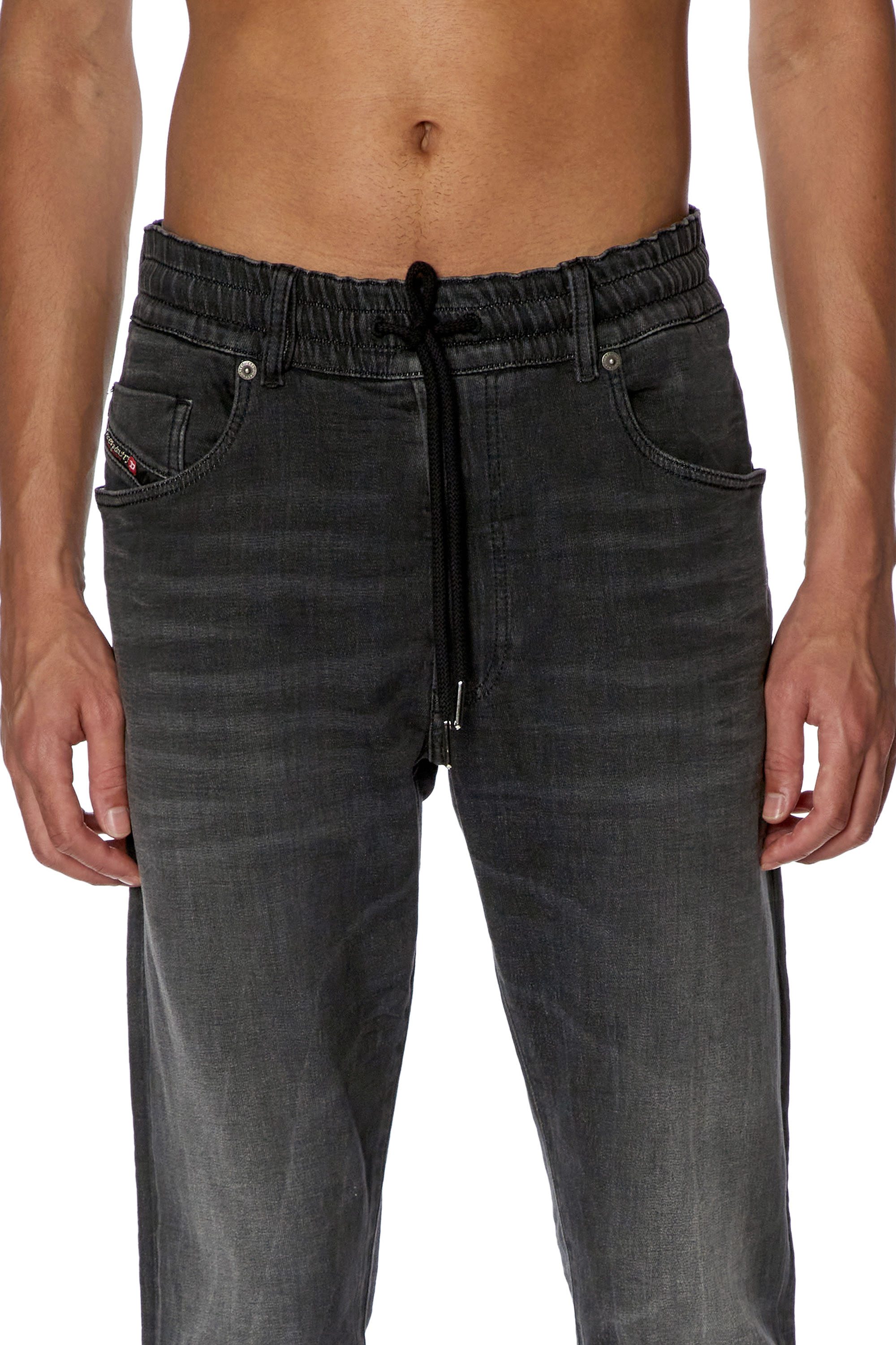 Diesel - Tapered Krooley JoggJeans® 068FS, Black/Dark grey - Image 3
