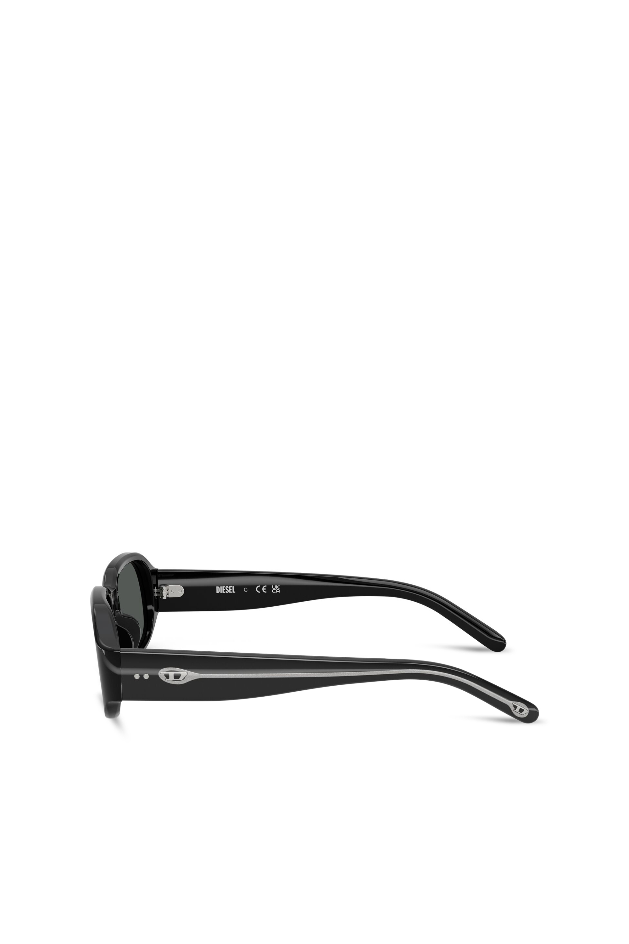 Diesel - 0DL2009U, Unisex's Rectangle sunglasses in Black - 4
