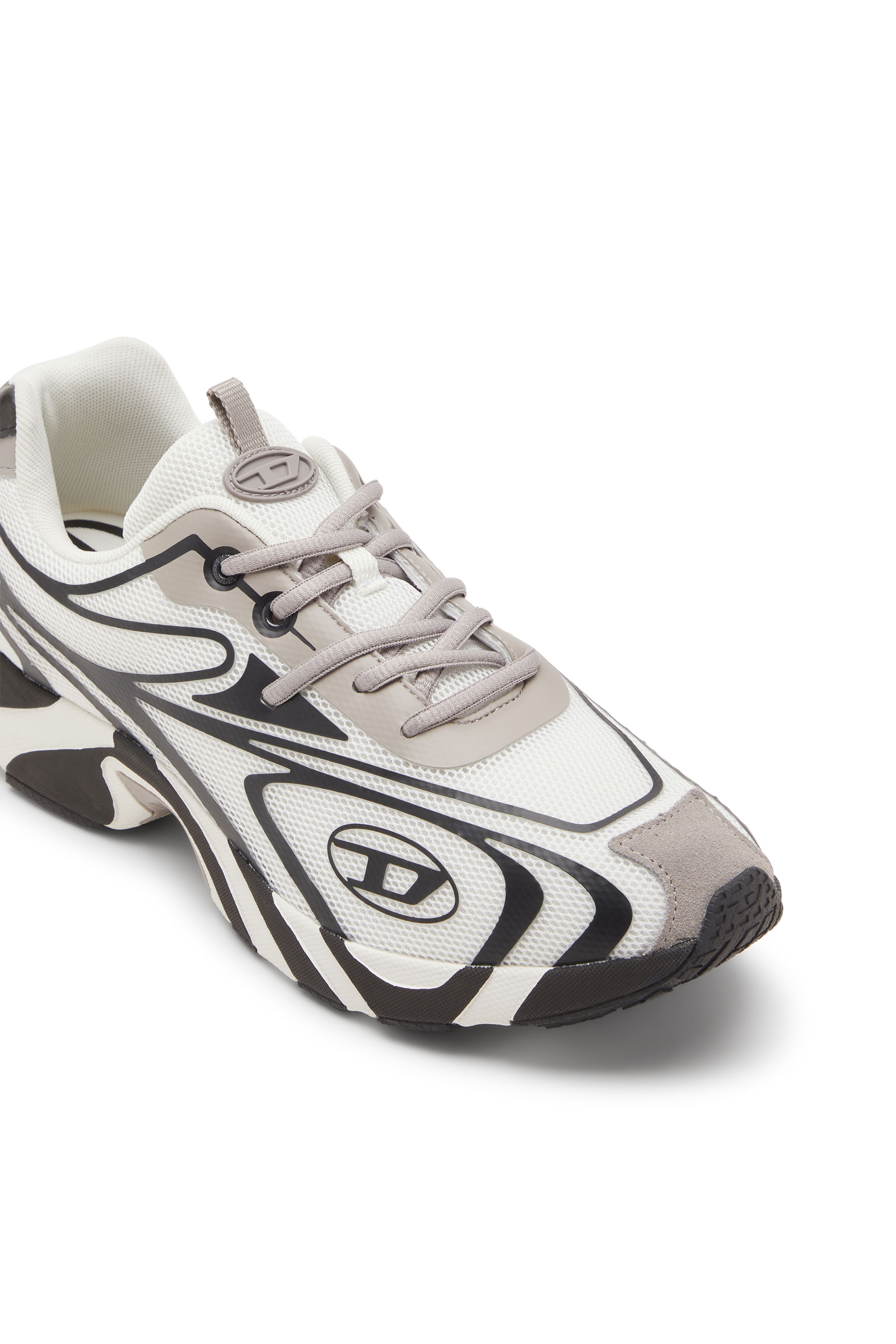 Diesel - S-D-VIT'S 500 LOW, Man's S-D-Vit - Lace-up sneakers in Black/White - 6