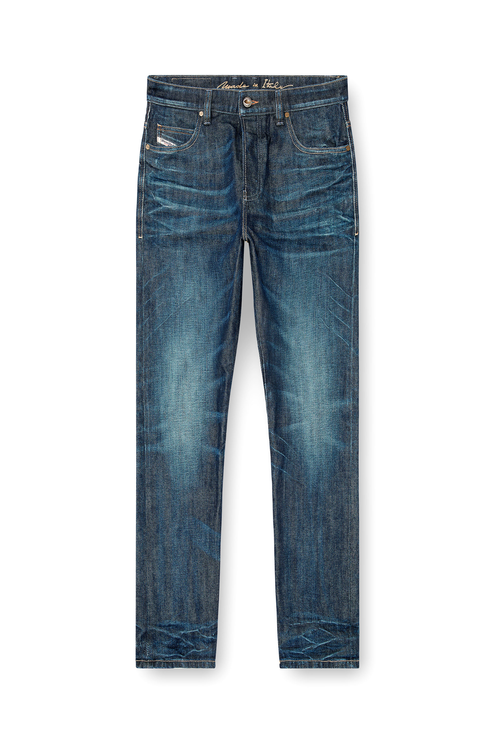 Diesel - Man's Slim Jeans 1993 D-Vyl 09Q04, Dark Blue - 6
