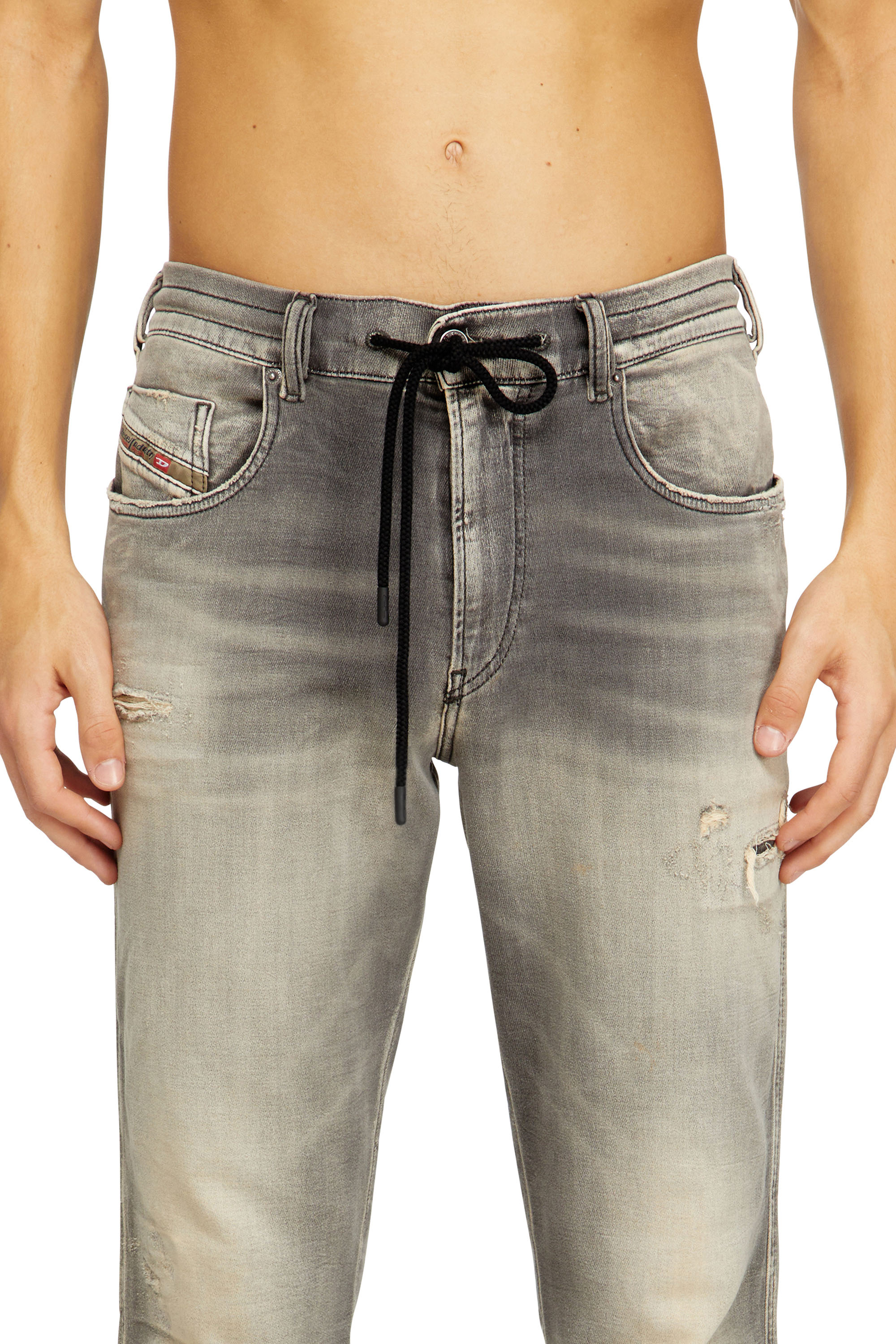 Diesel - Man's Slim 2062 D-Strukt Joggjeans&reg; 068UH, Light Grey - 4