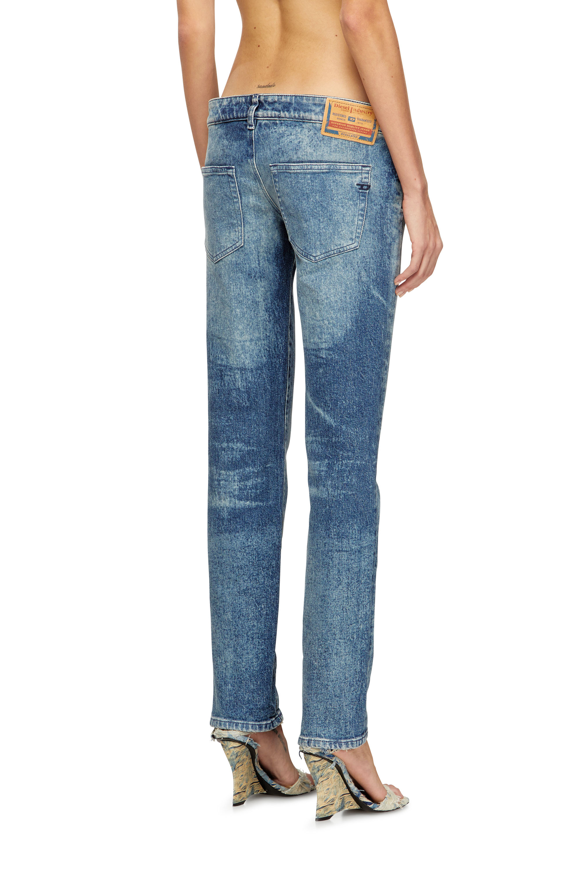 Regular Jeans D-Waisty 007DI, Medium blue Diesel - Woman's Regular Jeans D-Waisty 007DI, Medium blue - 4