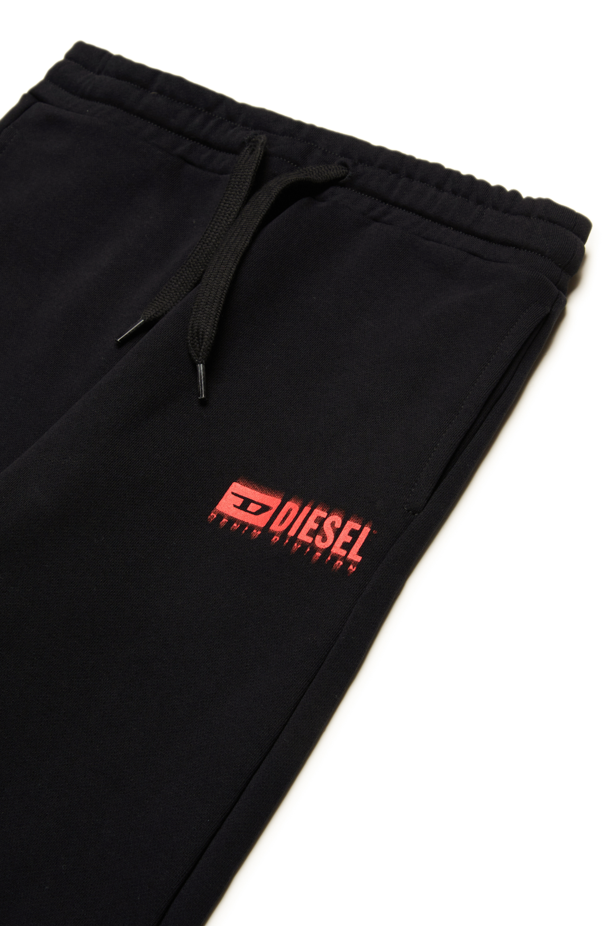 Diesel - PBASEL, Man's Sweatpants with d&eacute;grad&eacute; logo in Black - 3