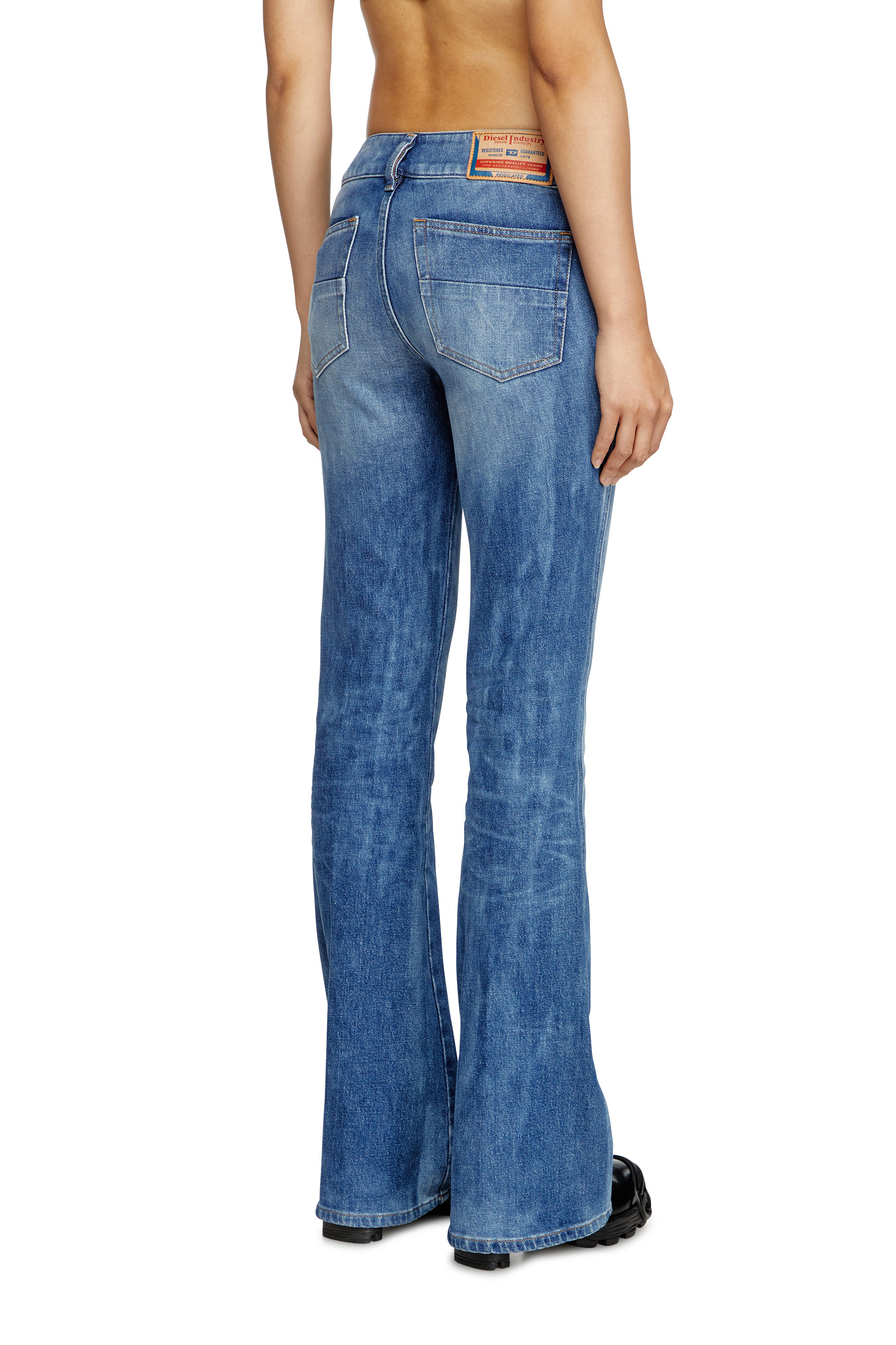 Diesel - Woman's Bootcut Jeans D-Hush 09L19, Medium blue - 4