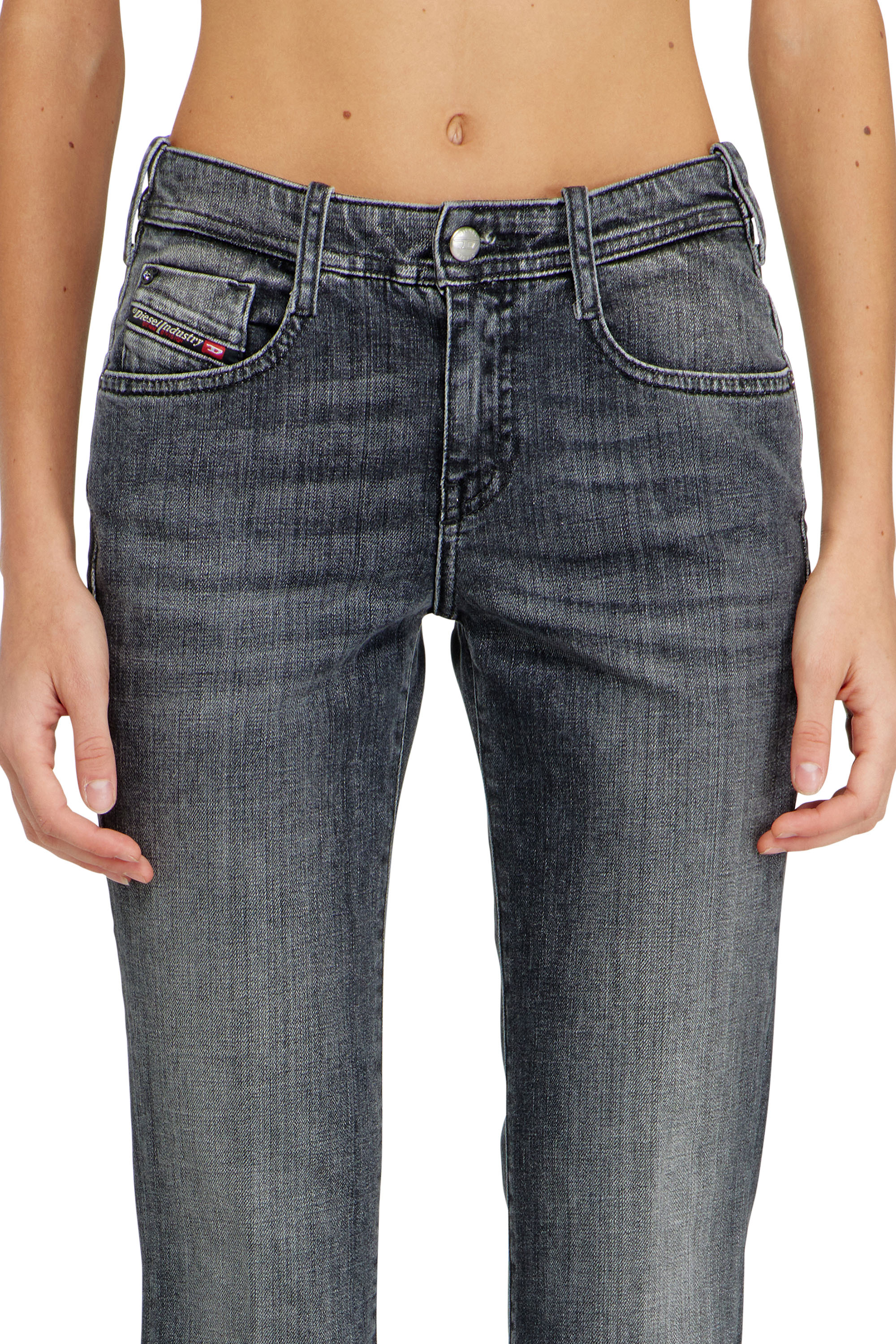 Diesel - Woman's Bootcut Jeans 1969 D-Ebbey 09K98, Black/Dark grey - 4