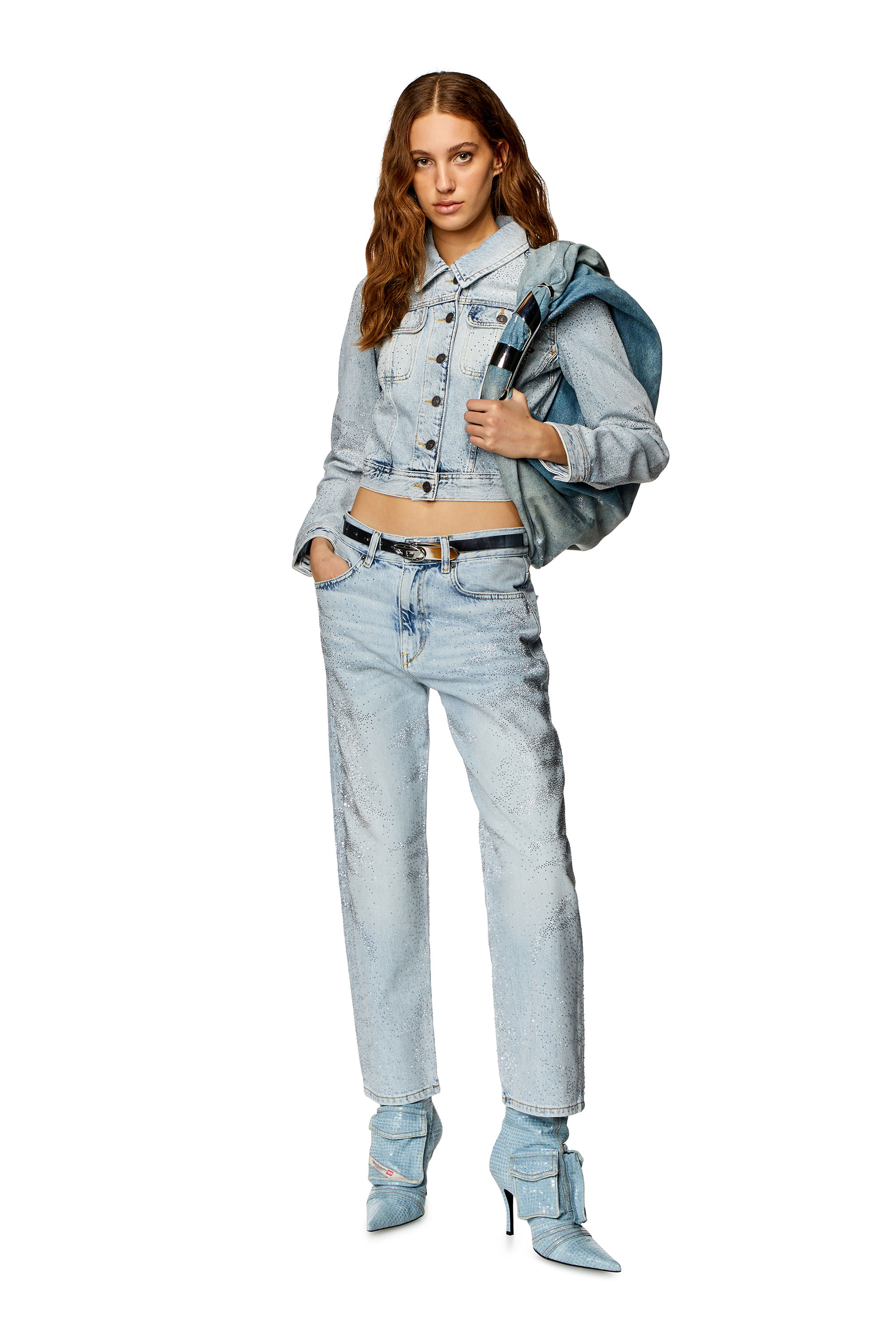 Diesel - Woman's Regular Jeans 2016 D-Air 09I86, Light Blue - 1