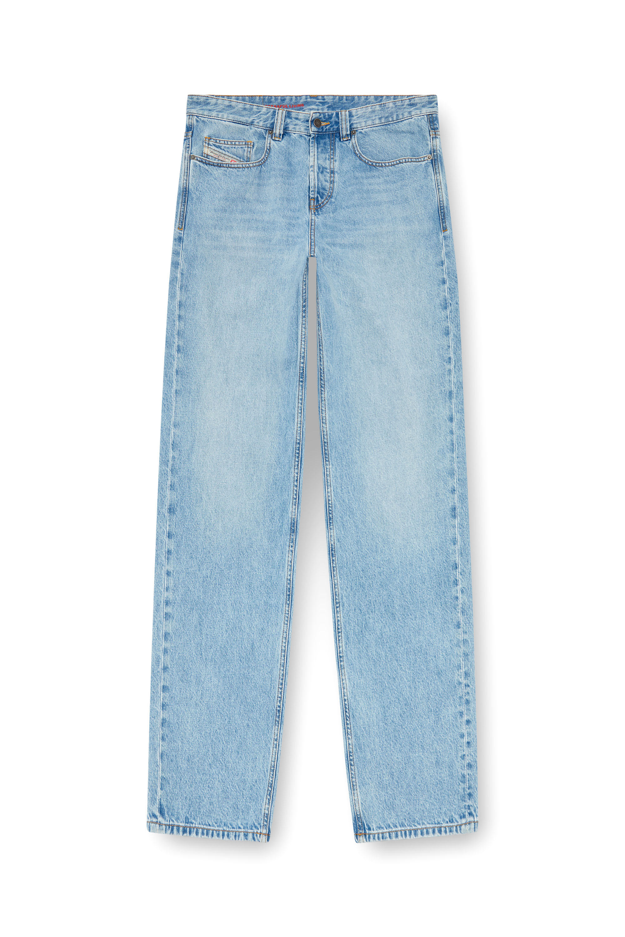 Diesel - Man's Relaxed Jeans 2001 D-Macro 09I29, Light Blue - 2