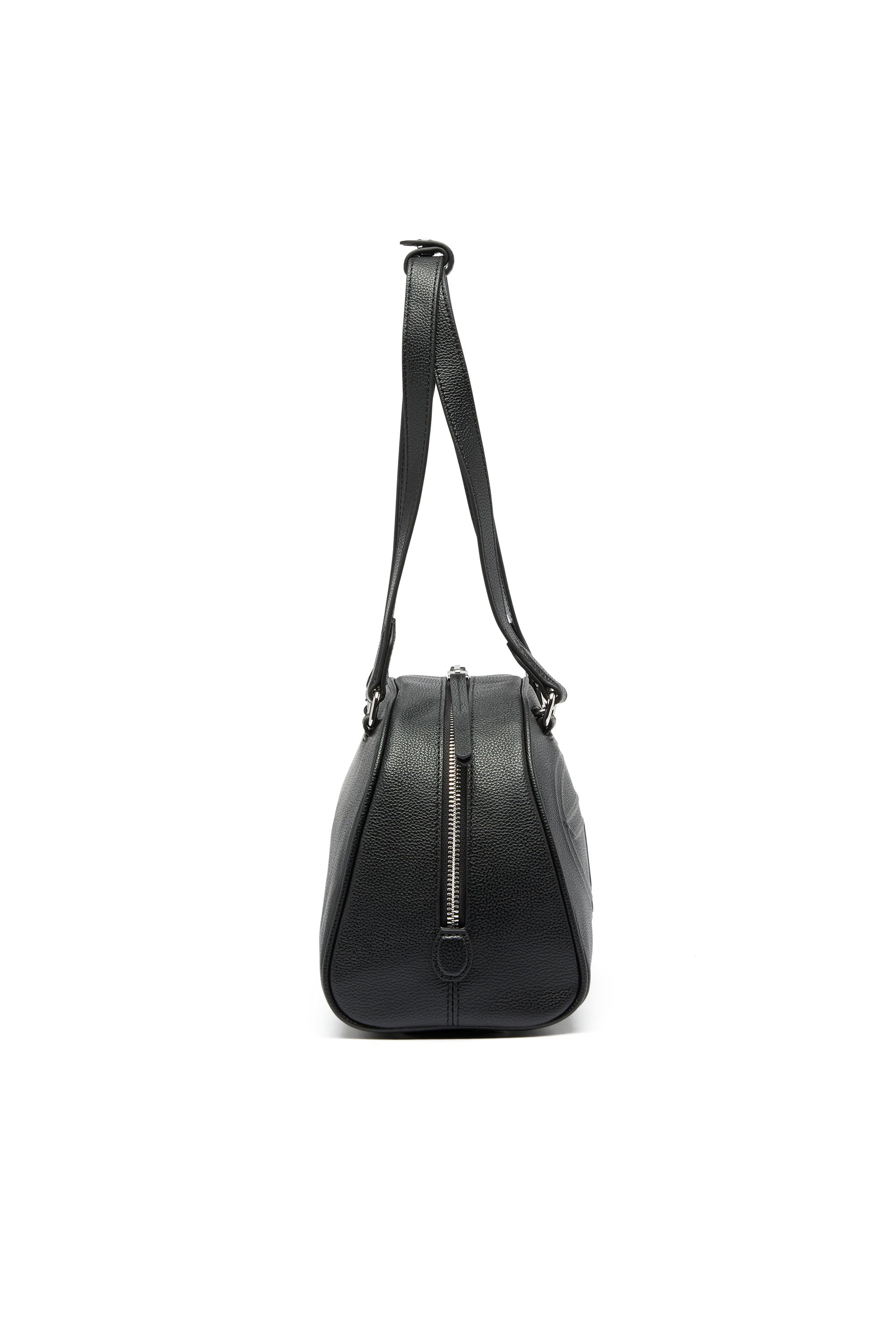 Diesel - 1DR DOME SHOULDER, Unisex's 1DR Dome - Leather Boston bag with embossed logo in null - 4