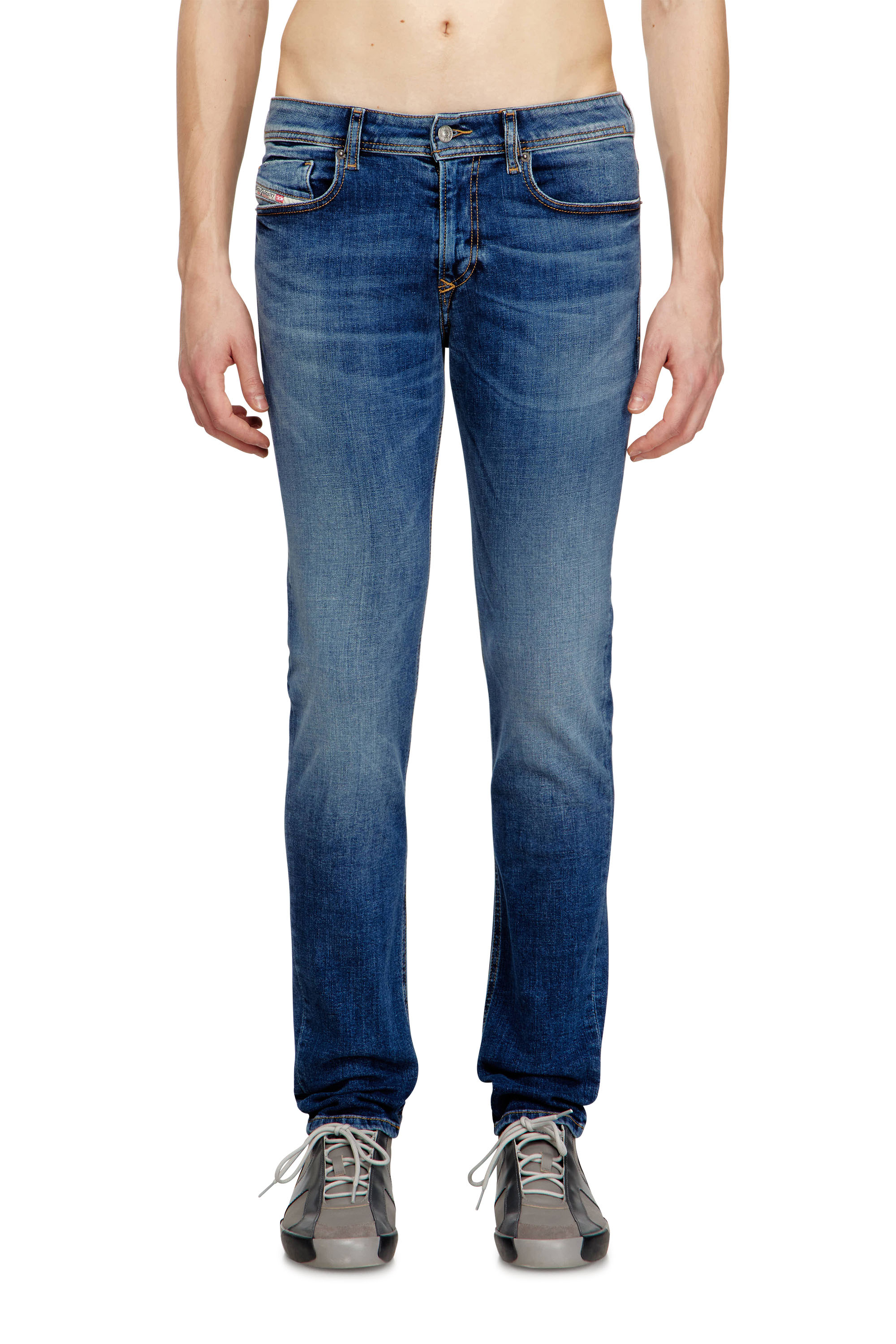 Diesel - Man's Skinny Jeans 1979 Sleenker 09J33, Medium blue - 1